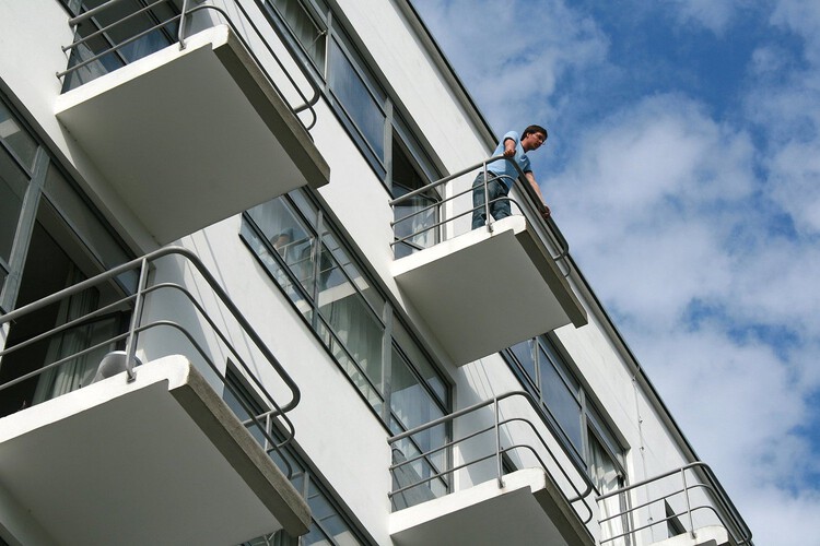 包浩斯學生宿舍 Bauhaus Dormitory / Walter Gropius. Image via Copyright of Bauhaus Dessau