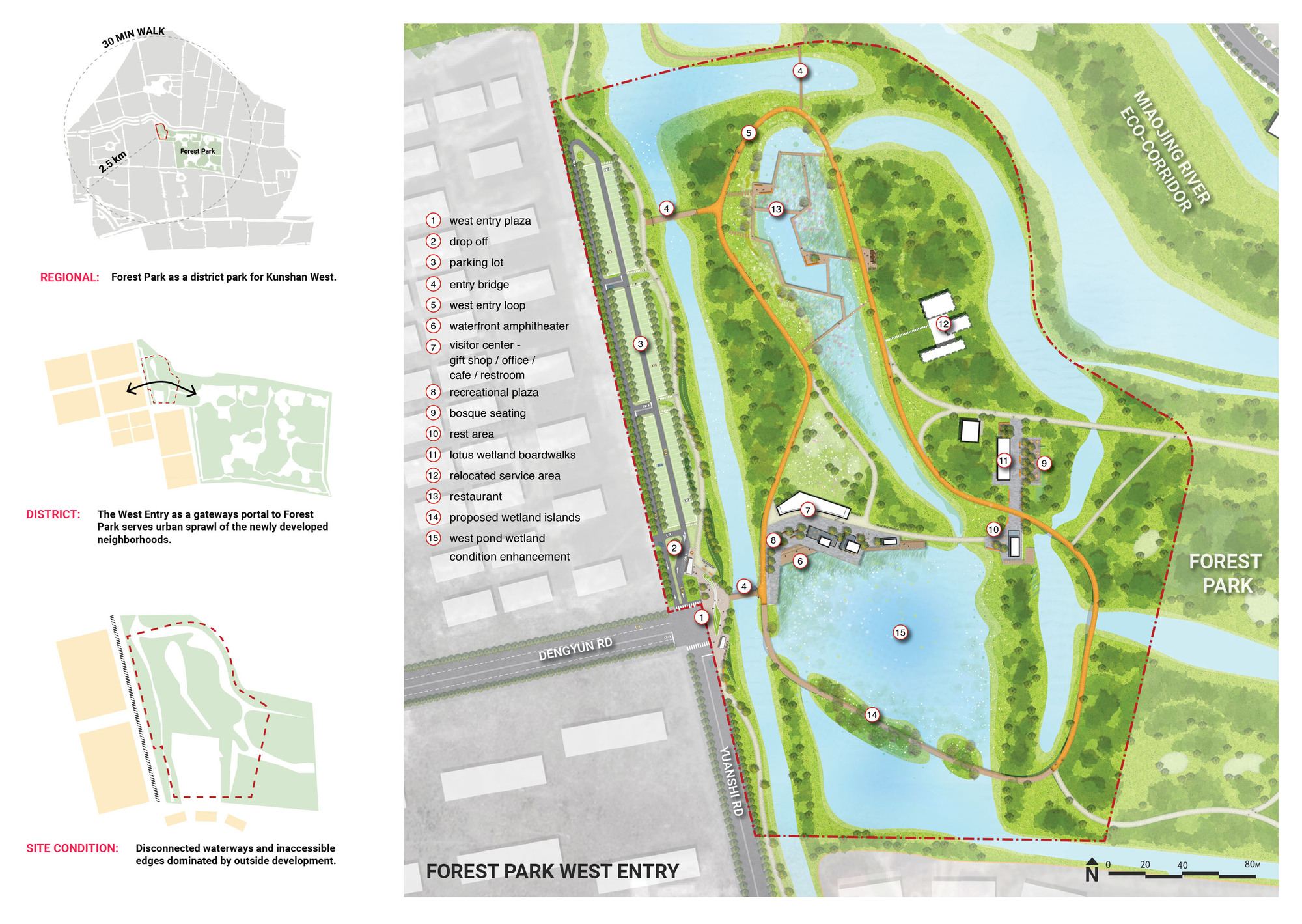 景觀整體平圖圖及設計策略Site plan and design strategies ©PLAT