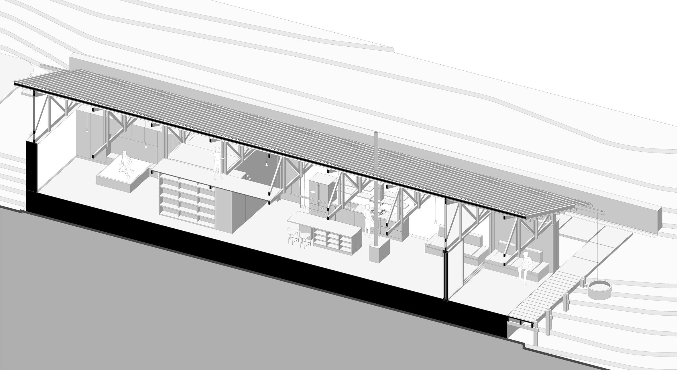 Section of Two Face House by SO?