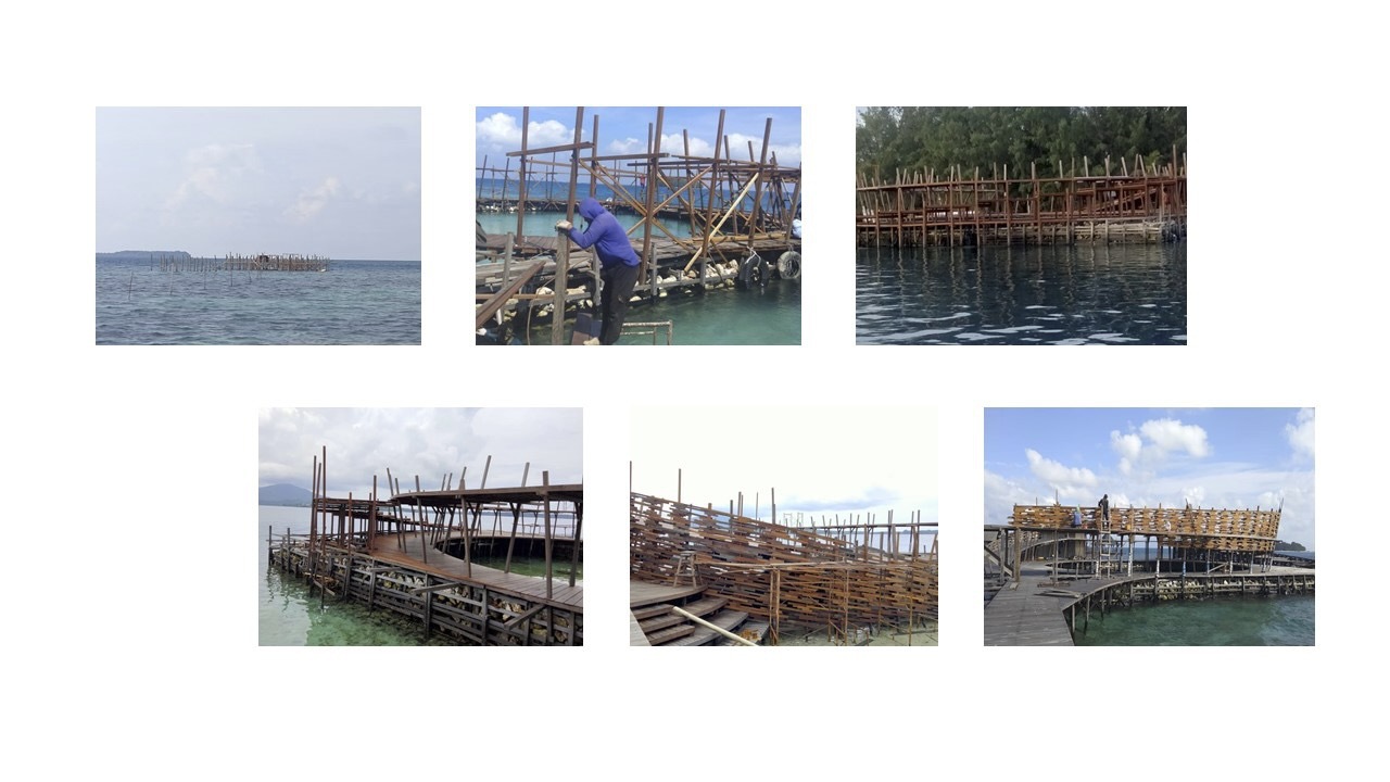 印尼海上木構平台 觀賞鯊魚 Pusaran Ocean Deck