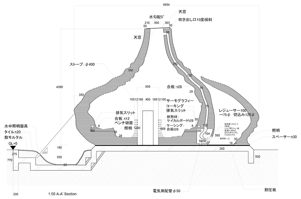 剖面圖 Section