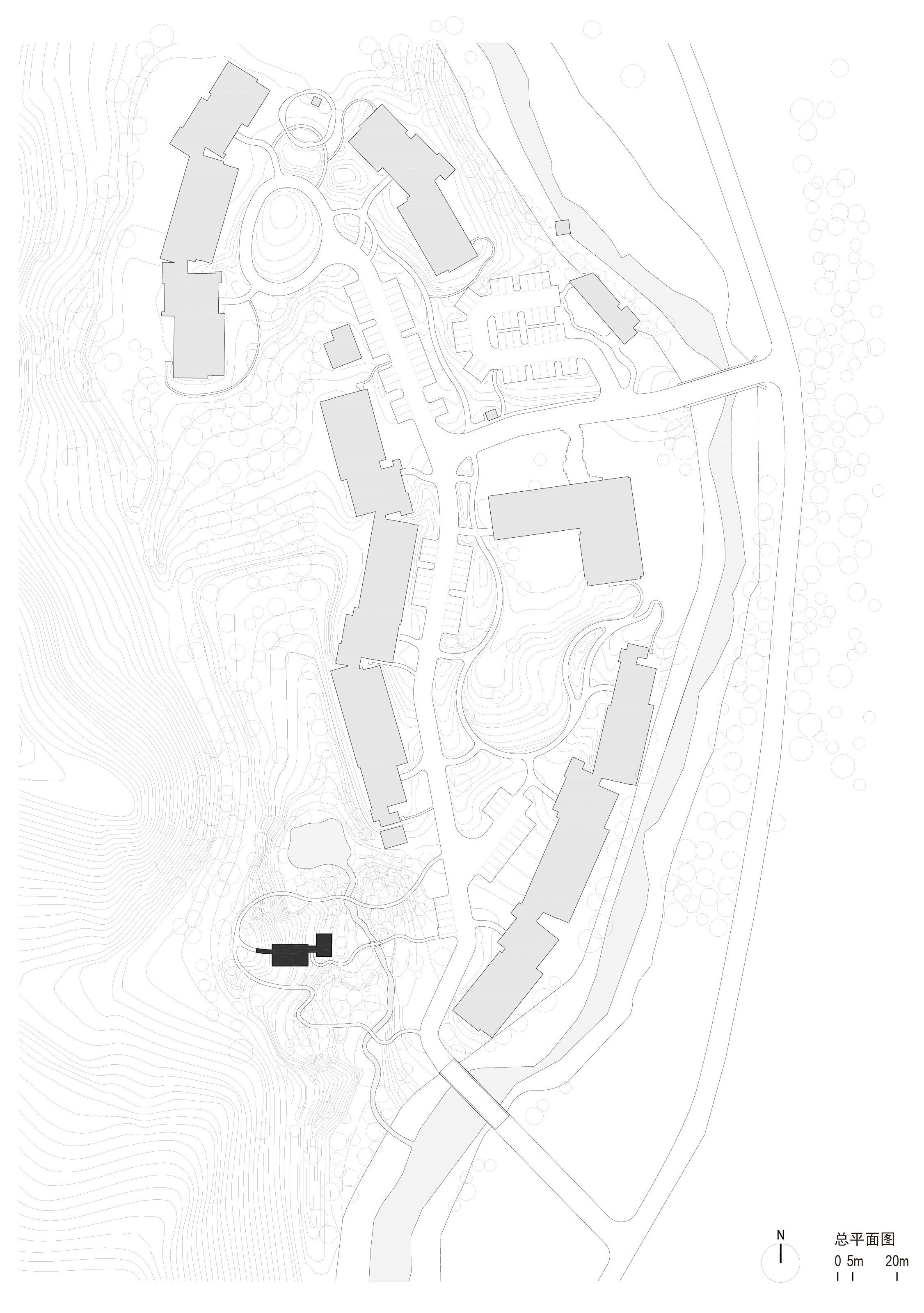 阿那亞·霧靈山眼石湯泉 全區配置圖 