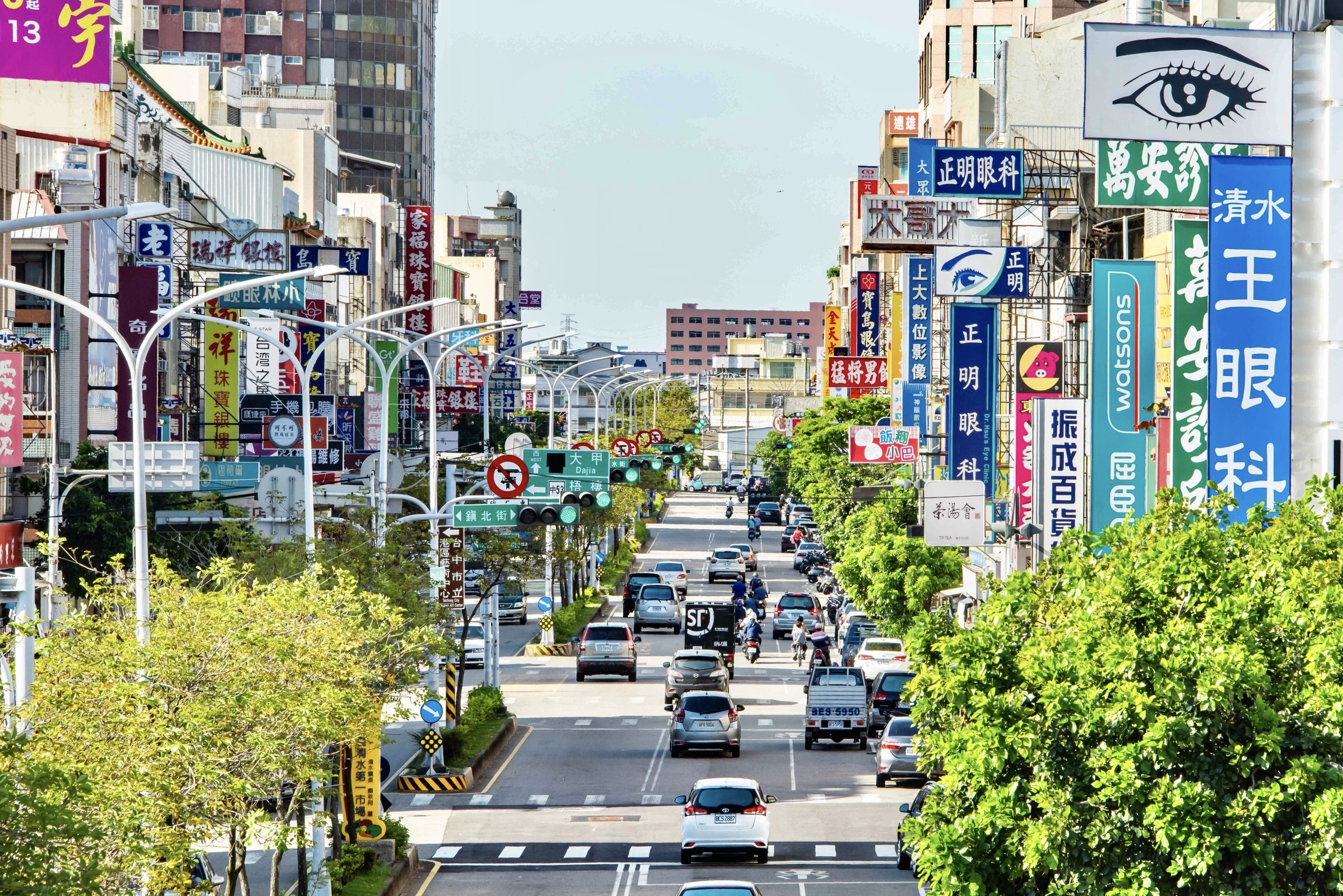 清水中山路商圈熱鬧,近來人口移入激增