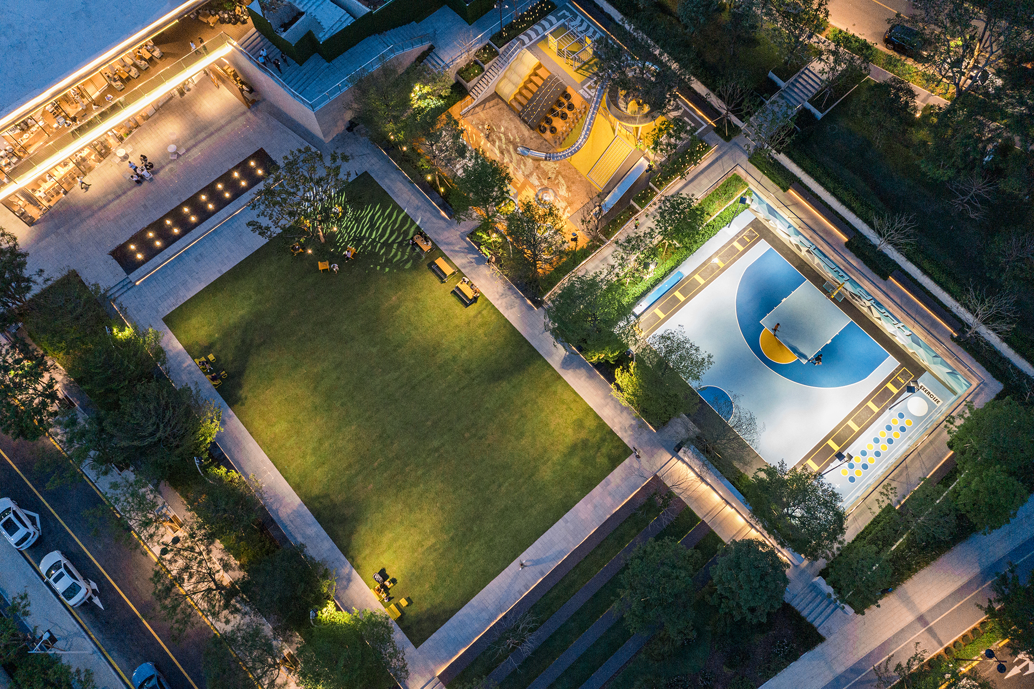 公園鳥瞰  ©ACF