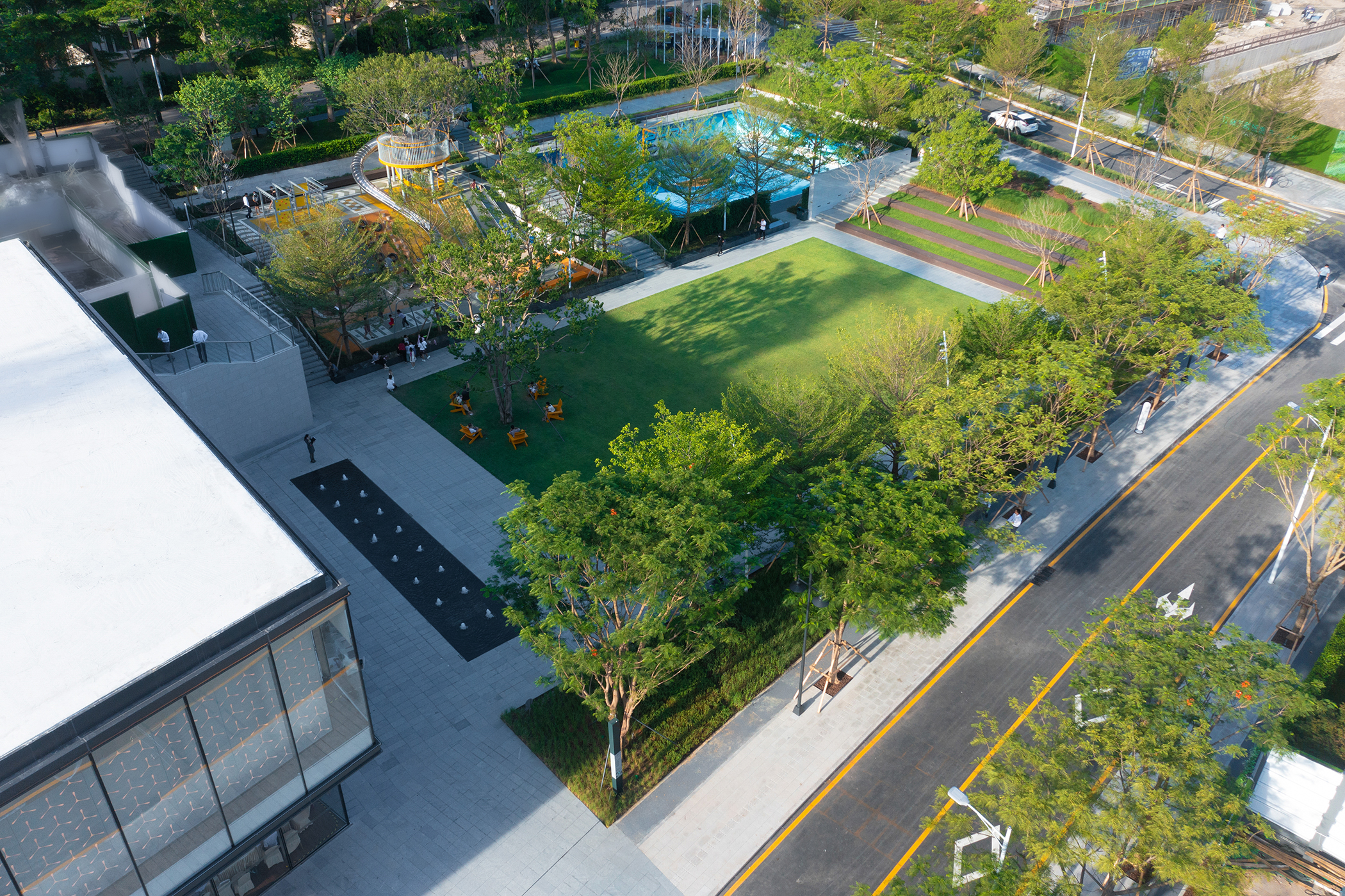 公園鳥瞰 Aerial view of the park