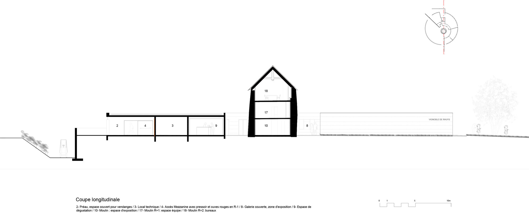 Mill Renovation  Winery Construction Carmen Maurice Architecture Vineyard de Rhuys Le vignoble de Rhuys - Dantelezh 法國酒莊