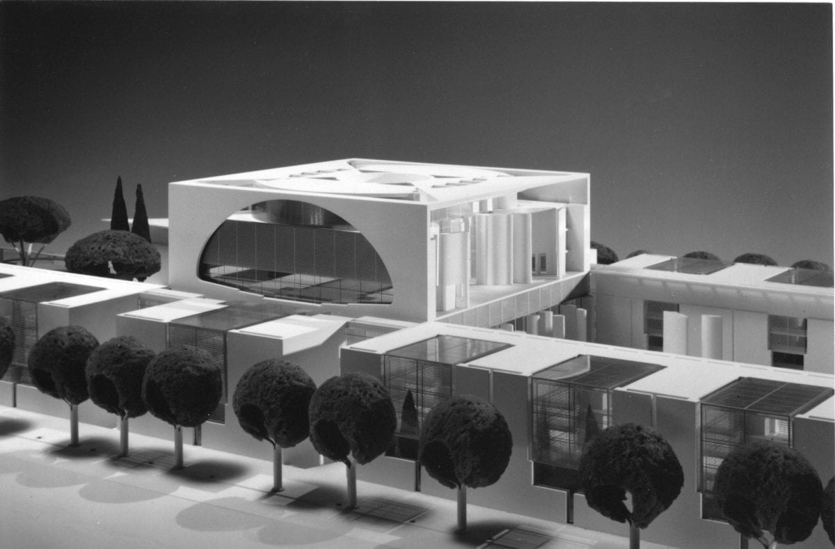 柏林聯邦總理府競圖提案,圖片來源:Schultes Frank Architekten