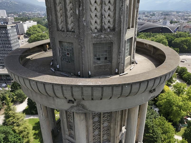 觀景台視角展示周圍景觀。圖片來源:(c) Ville de Grenoble
