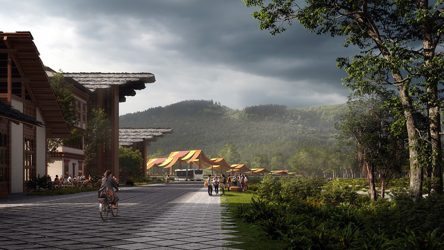 不丹格勒普正念之城 big Gelephu Mindfulness City