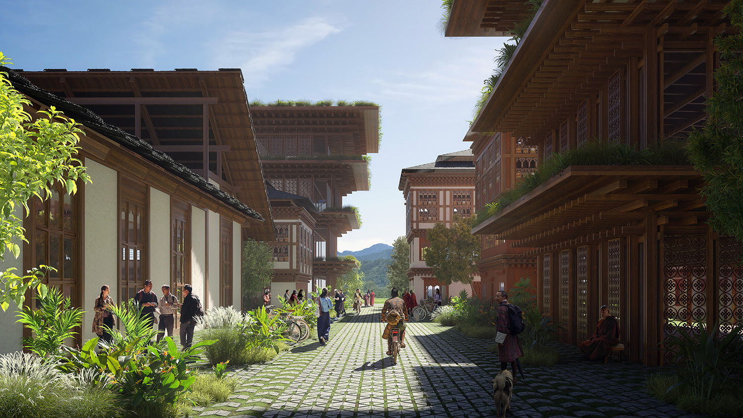 不丹格勒普正念之城 big Gelephu Mindfulness City