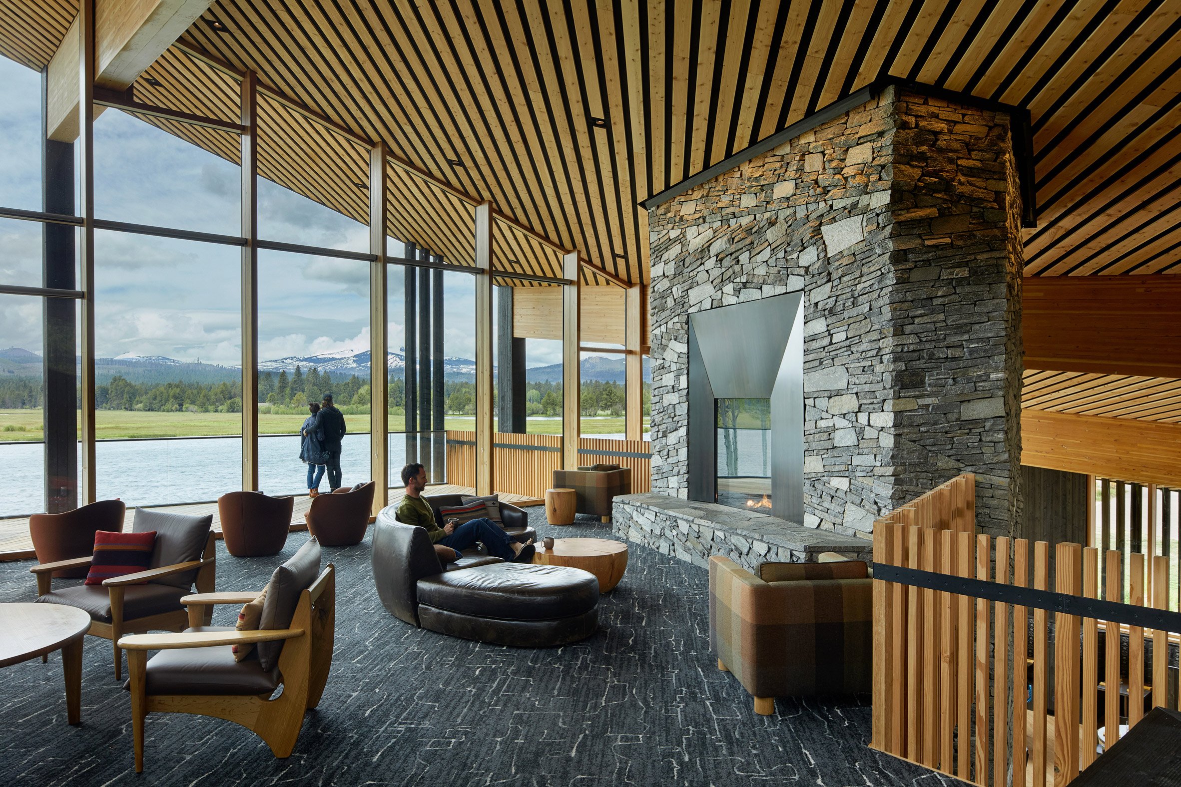Hacker Architects Oregon lodge 美國奧勒岡州「黑孤峰牧場」新會館