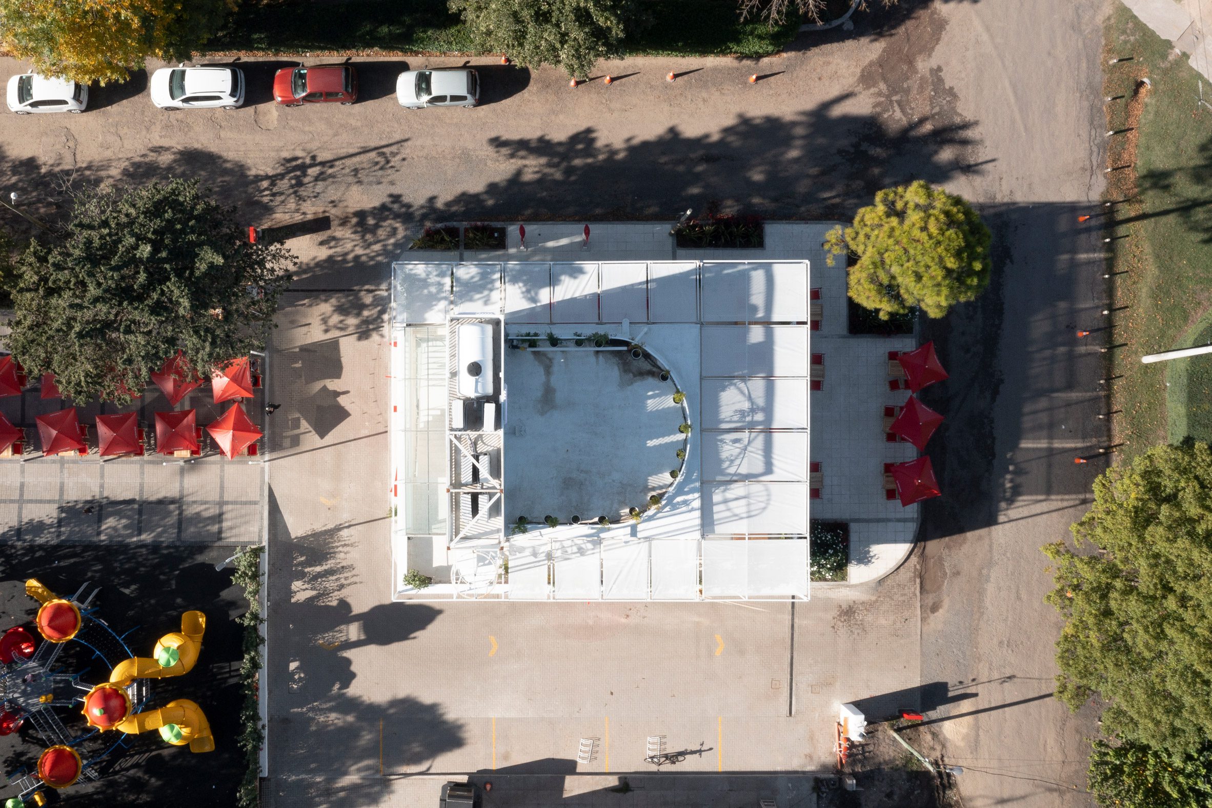 空中鳥瞰 阿根廷 Veneciana Canning ICE CREAM 冰淇淋店 DRM Arquitectura