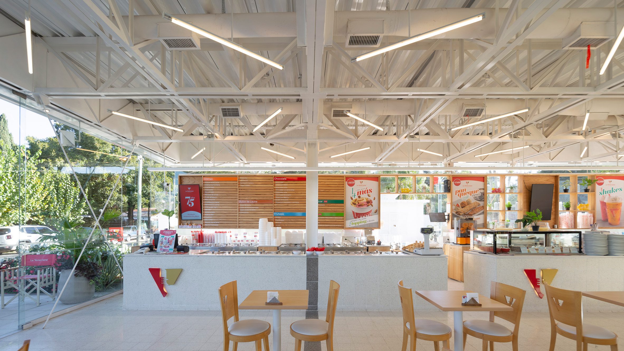 阿根廷 Veneciana Canning ICE CREAM 冰淇淋店 DRM Arquitectura