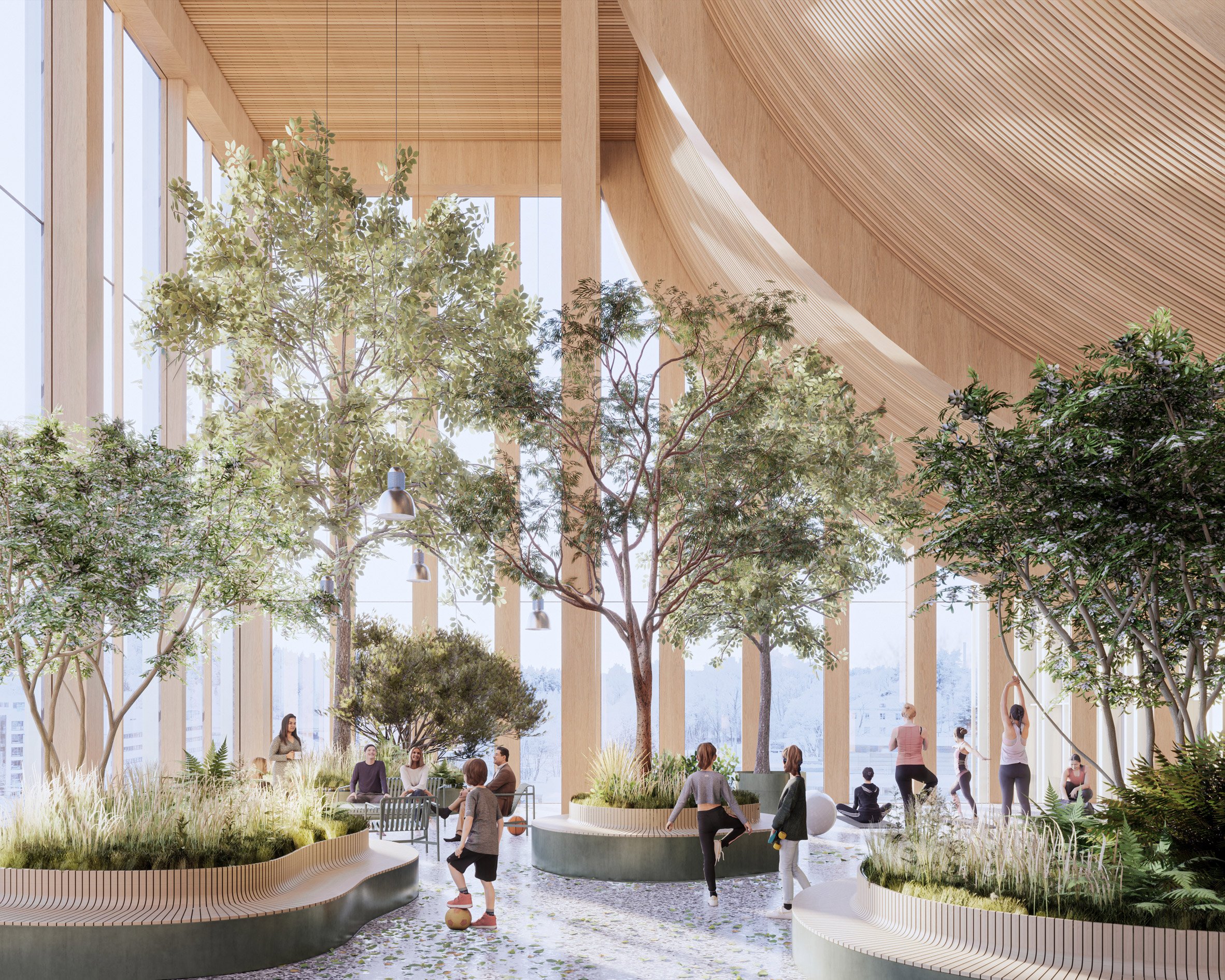 芬蘭市政廳木造 Espoon Keskus