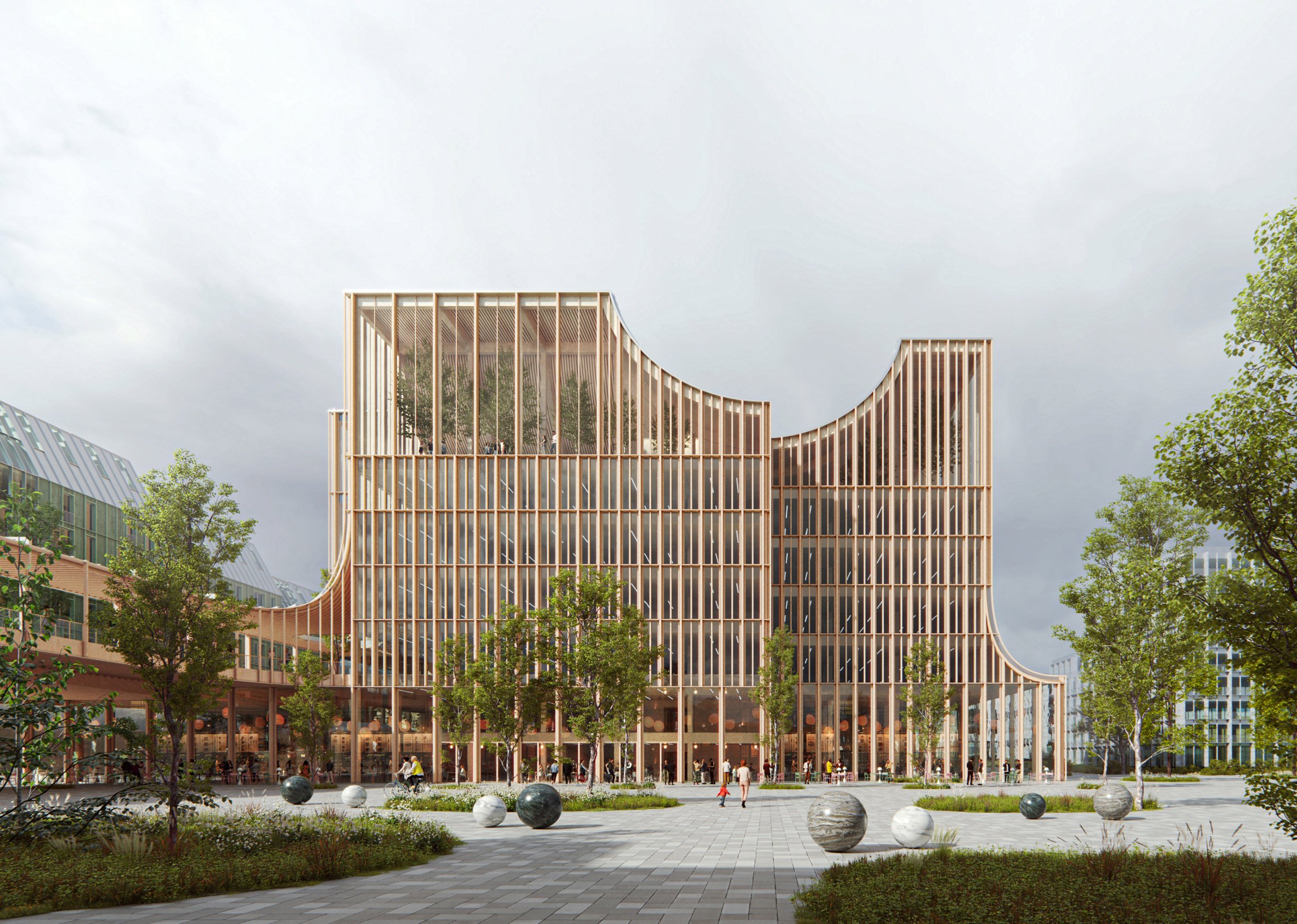 芬蘭市政廳木造 Espoon Keskus 埃斯波行政大樓(Espoo House)