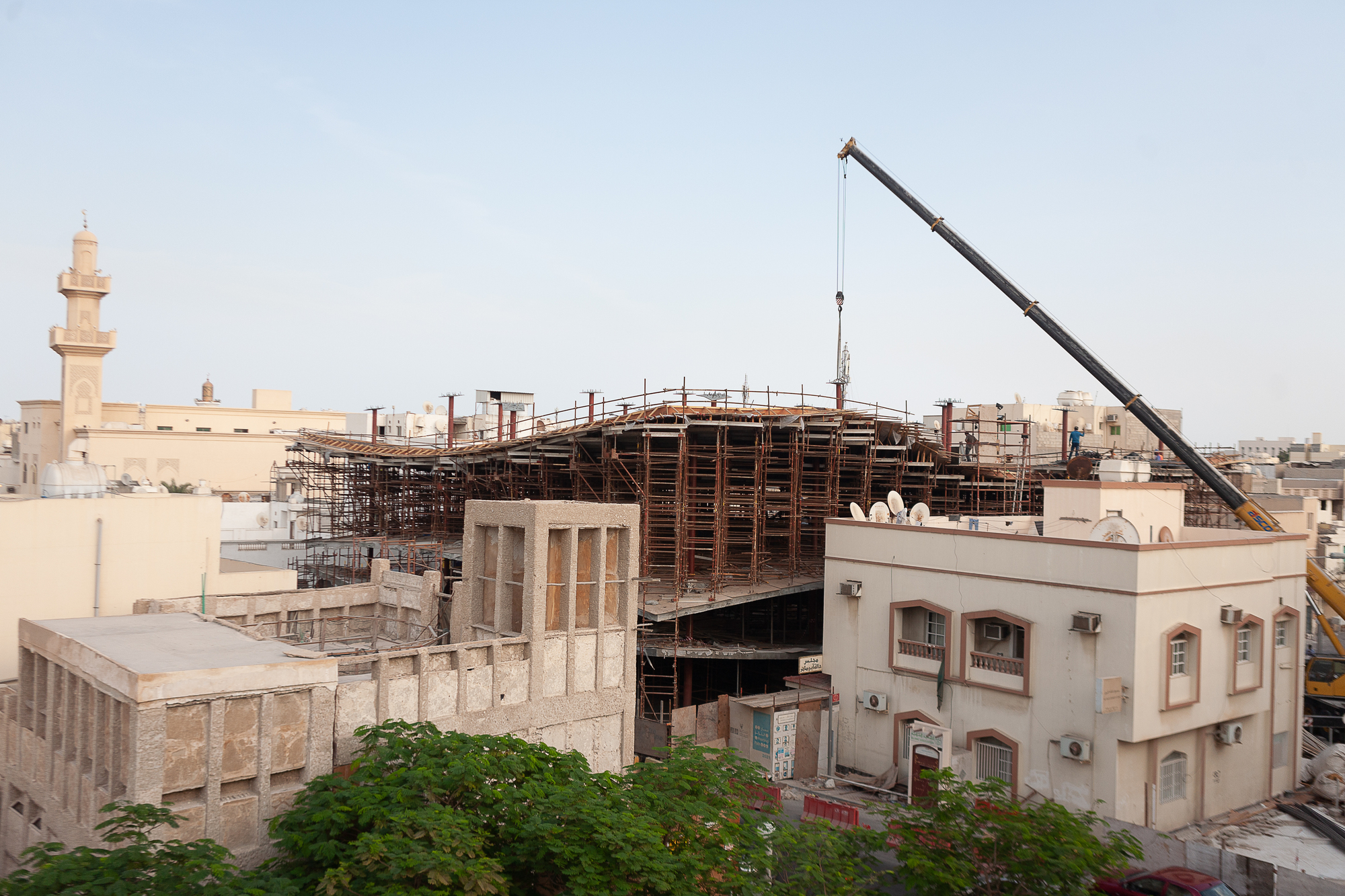 施工相片（Photographs:Maxime Delvaux）