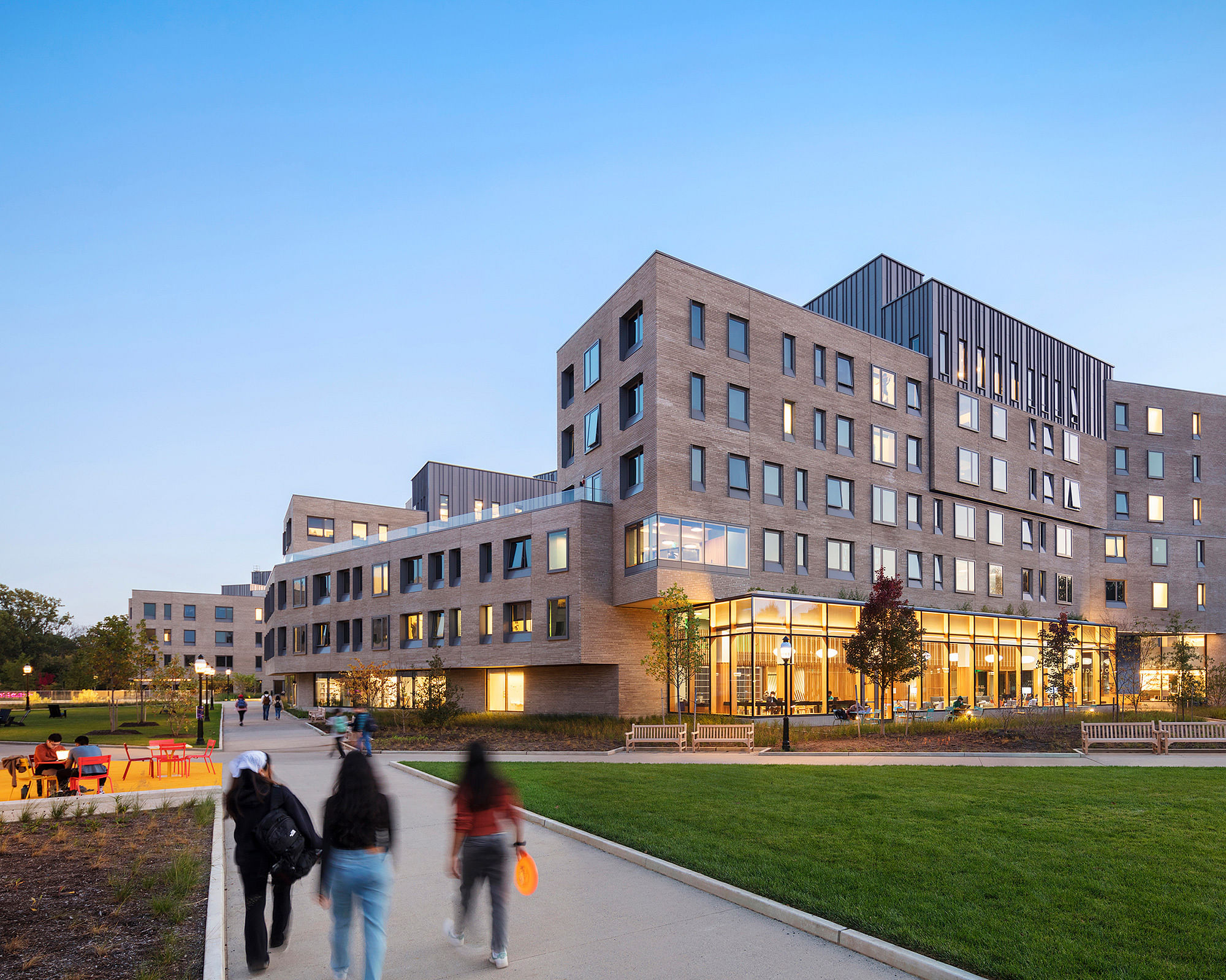 普林斯頓大學住宅學院。照片:Christopher Payne/Esto 普林斯頓大學住宅學院。照片:Christopher Payne/Esto