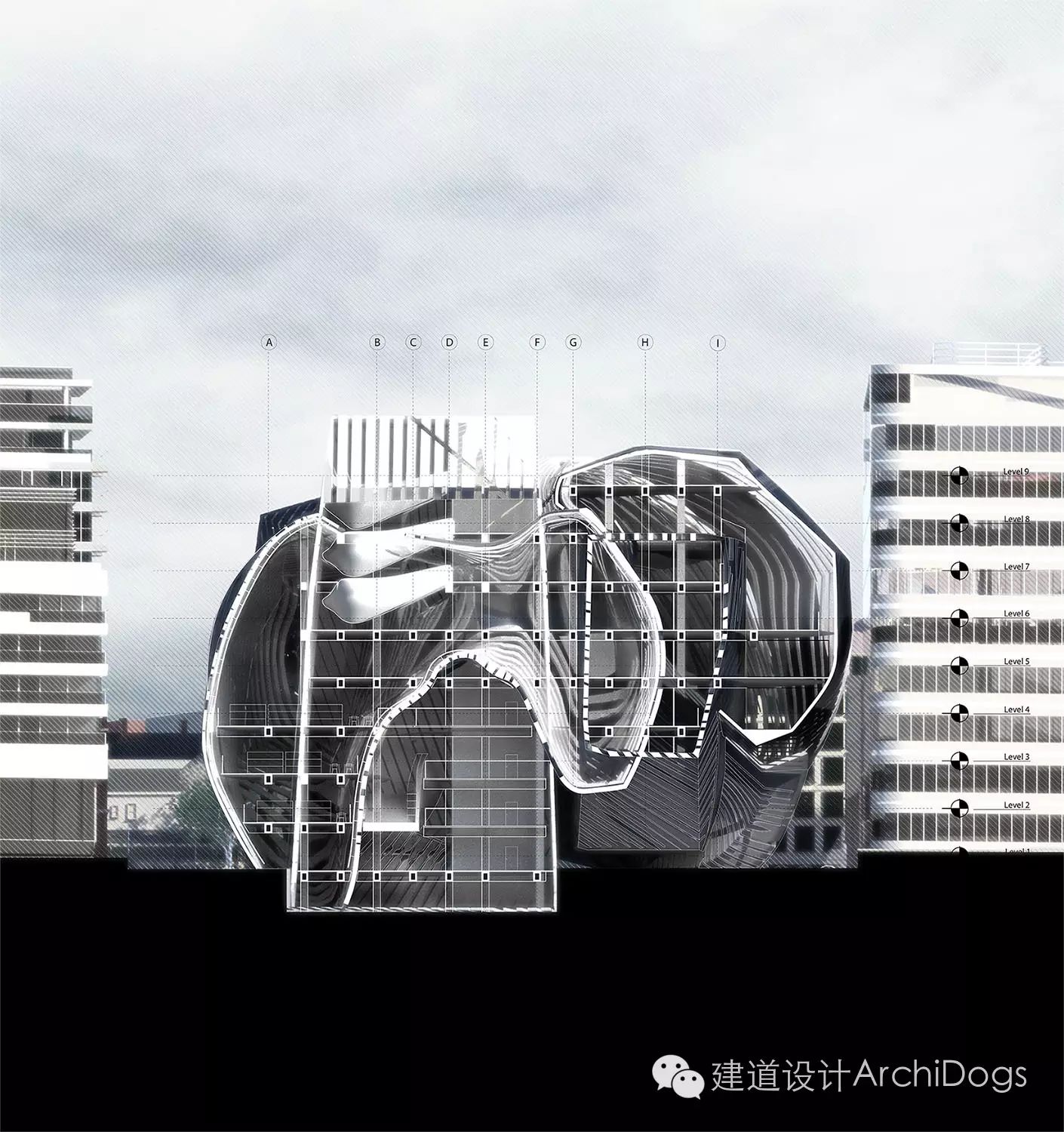 1/100 短剖面圖一