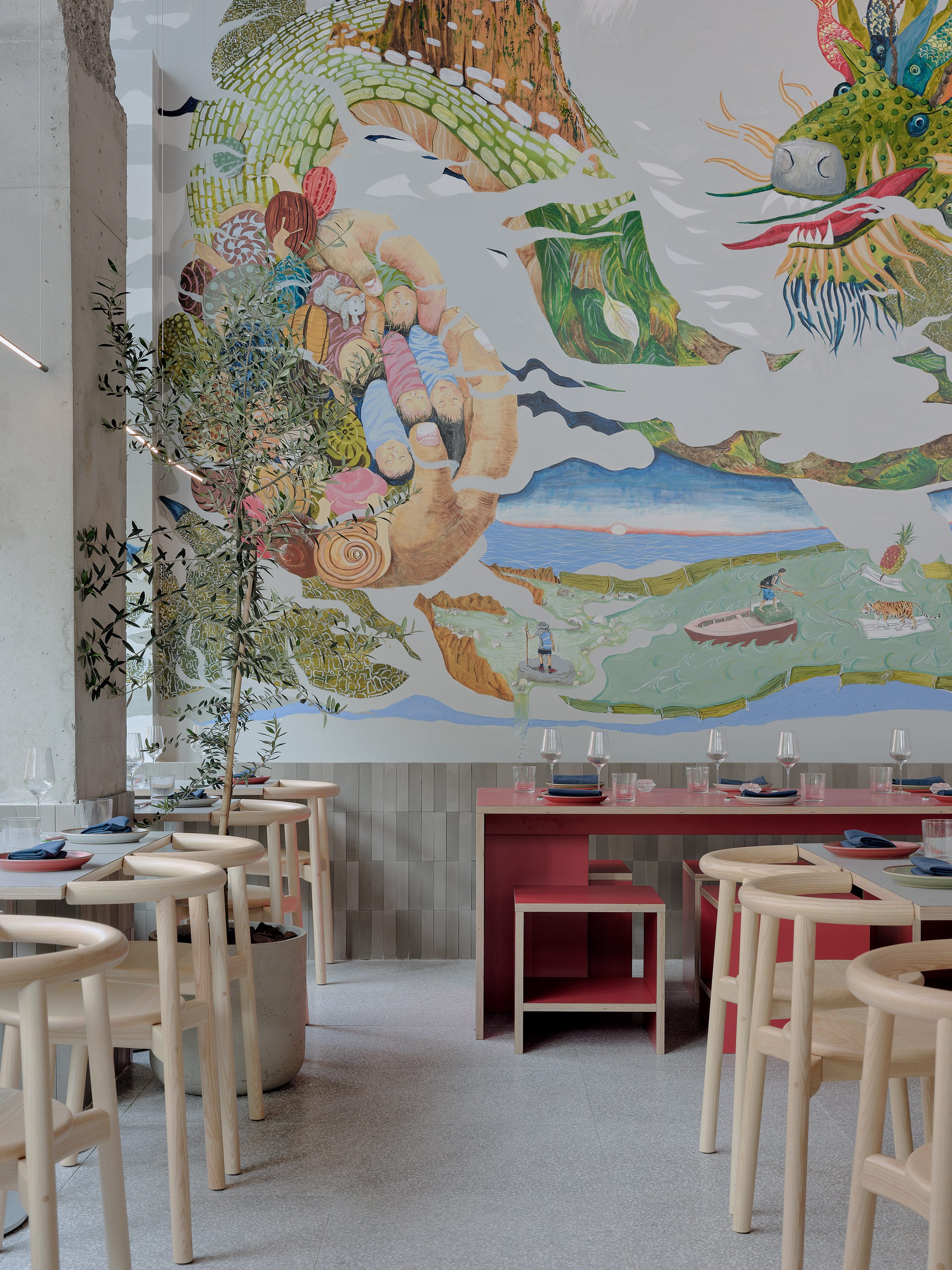 紐約福建餐廳您好室內設計 Plan Plan' Brooklyn restaurant Nin Hao