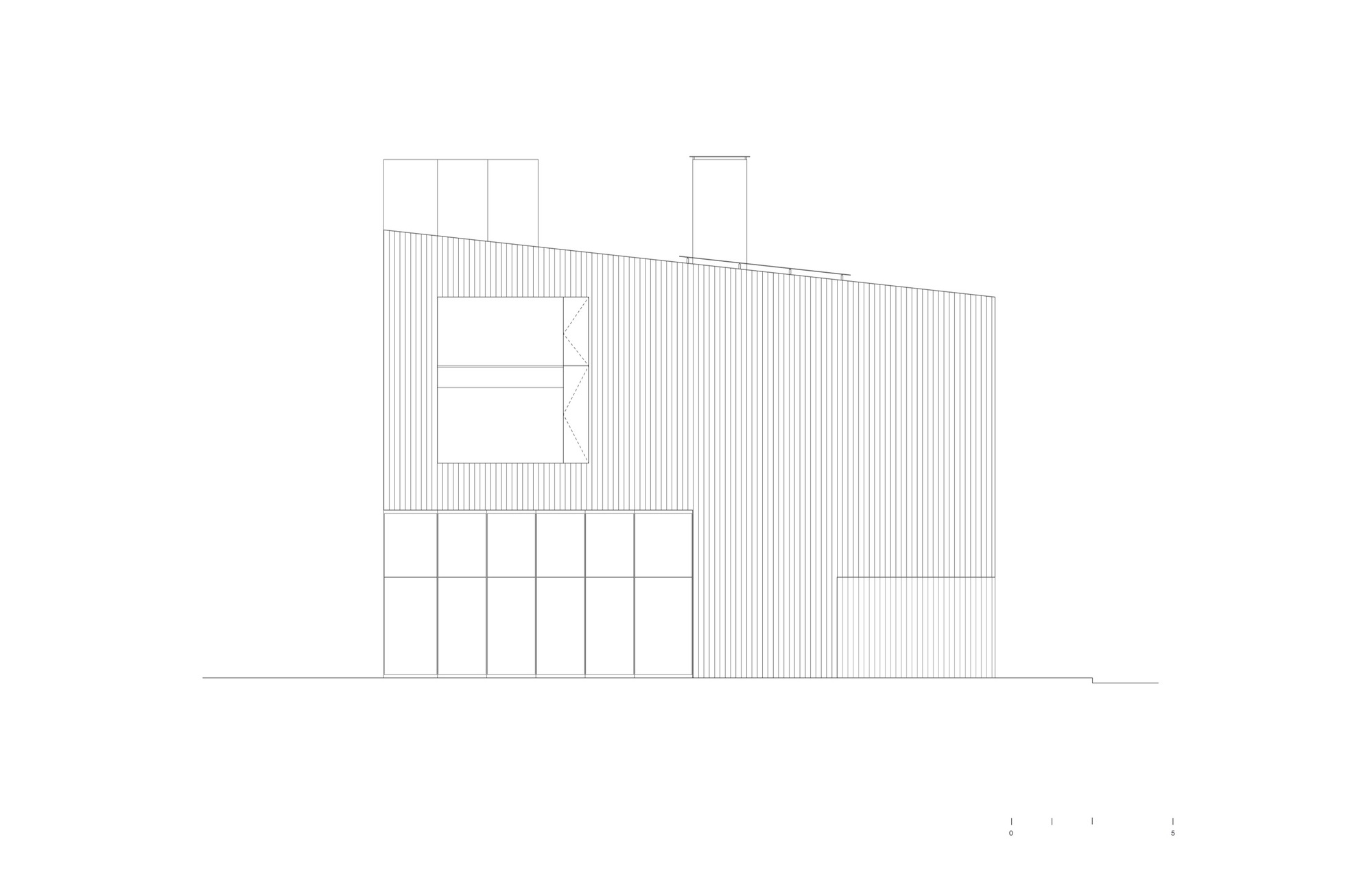 立面圖 Elevation PILARES 墨西哥社區活動中心 WORKac Ignacio Urquiza Mexico City community centre