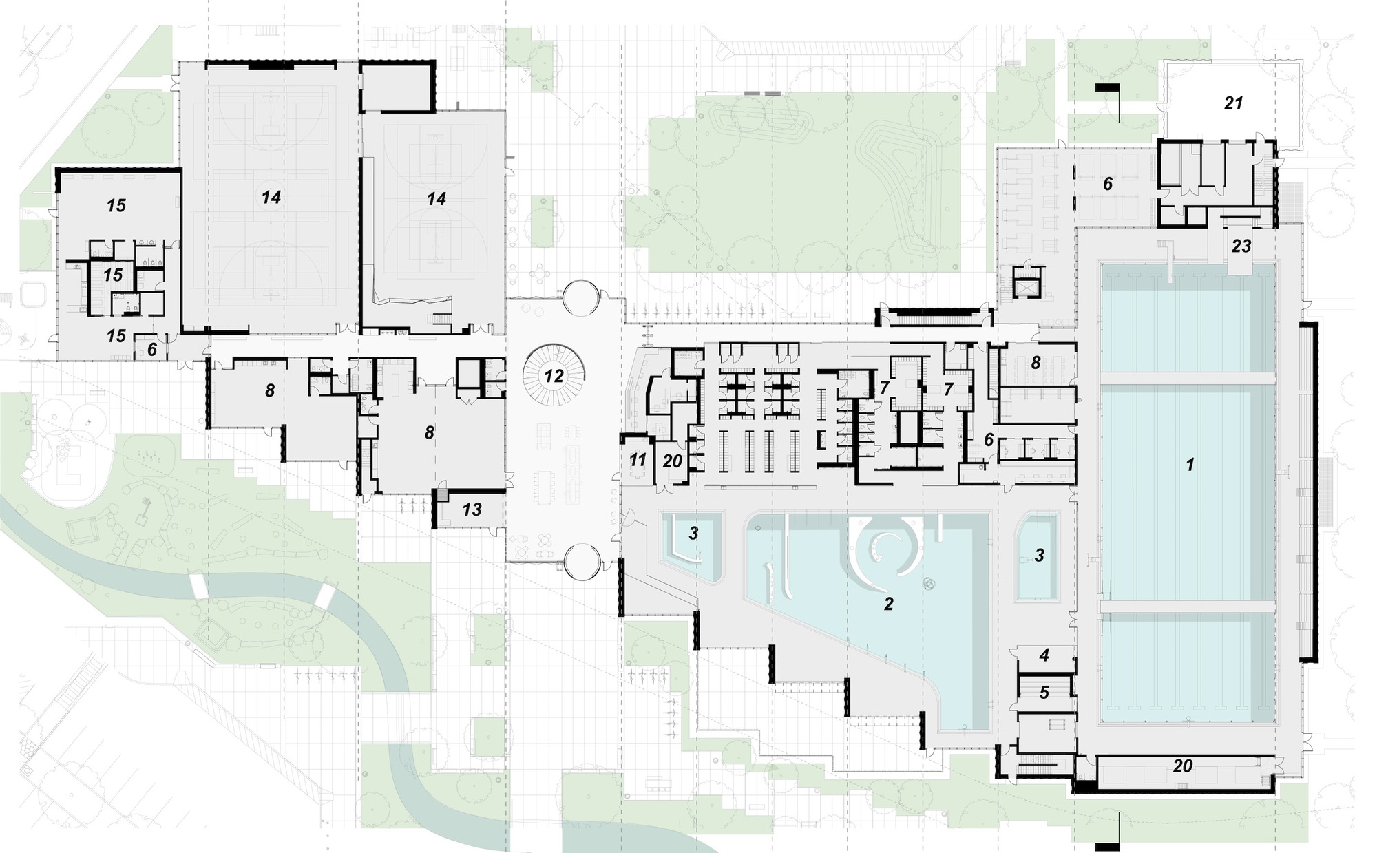 加拿大təməsew̓txʷ水上運動中心暨社區中心 運動館 體育館
