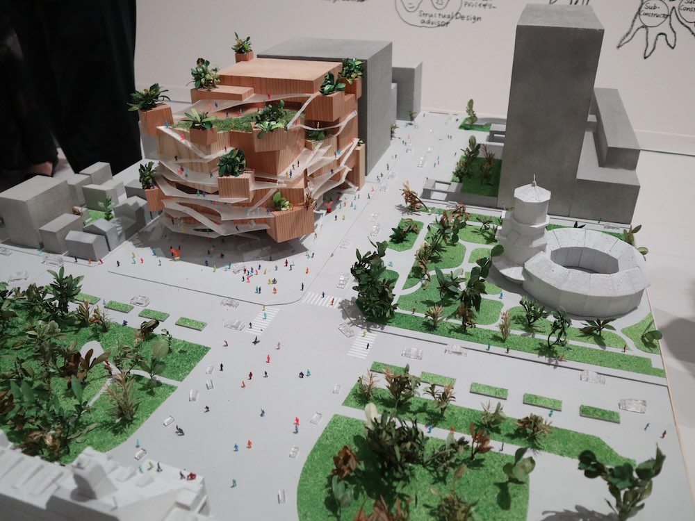 新山形市民會館 BIG-TREE 建築模型