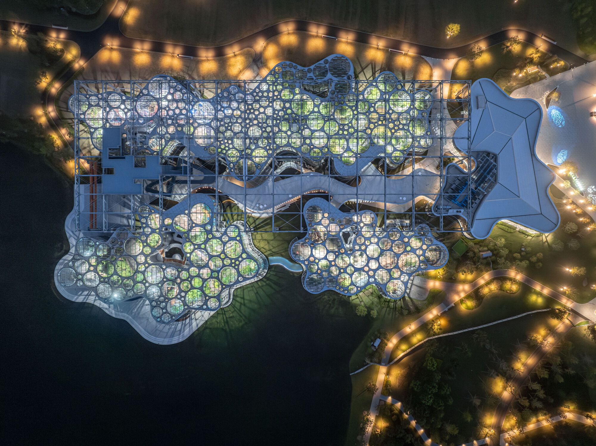 上海世博文化公園溫室花園 Expo Cultural Park Greenhouse Garden Delugan Meissl Associated Architects