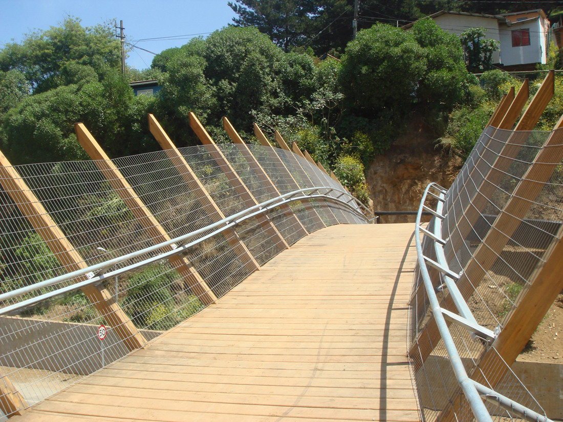 木造人行步橋 智利 Wood Pedestrian Bridge Zapallar Enrique Browne