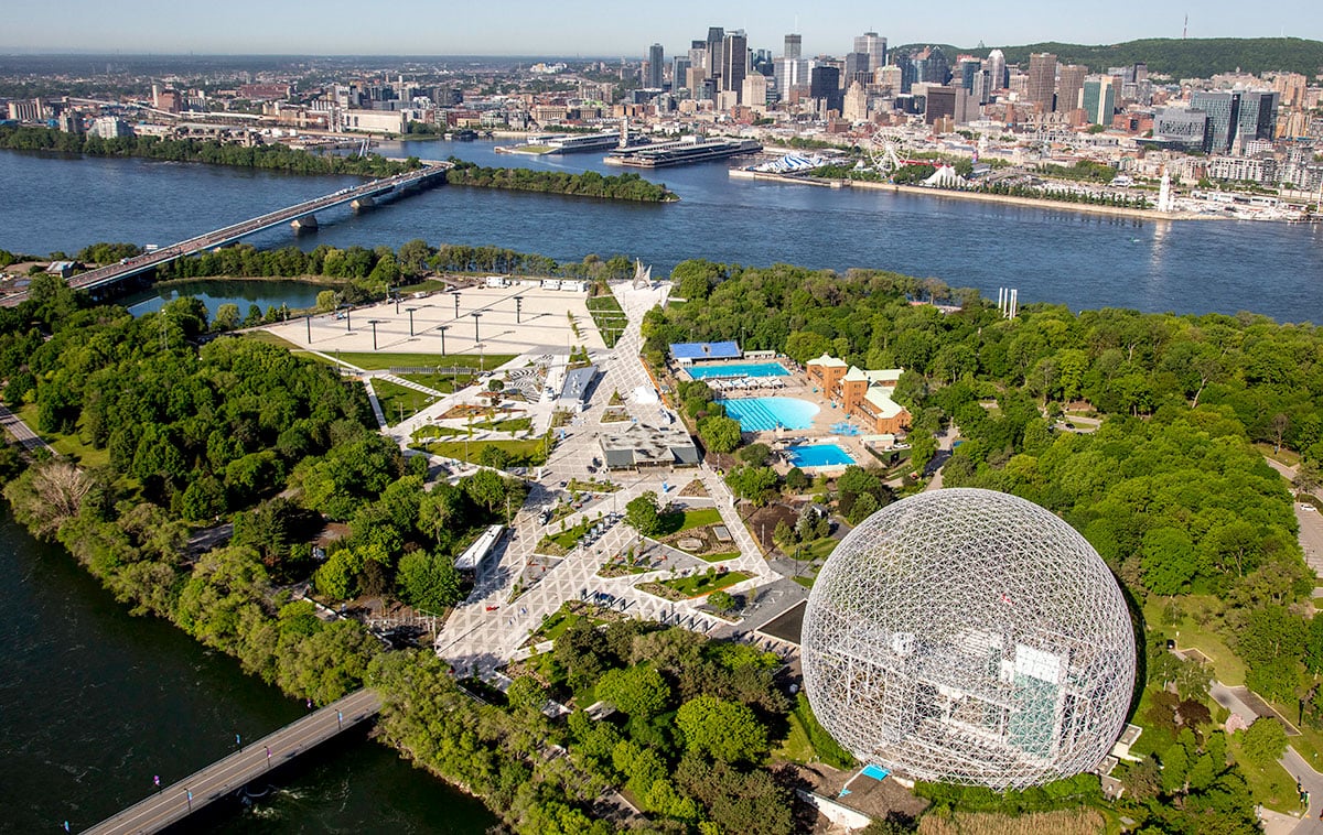 蒙特婁世界博覽會(Expo 67)大圓球「美國館」