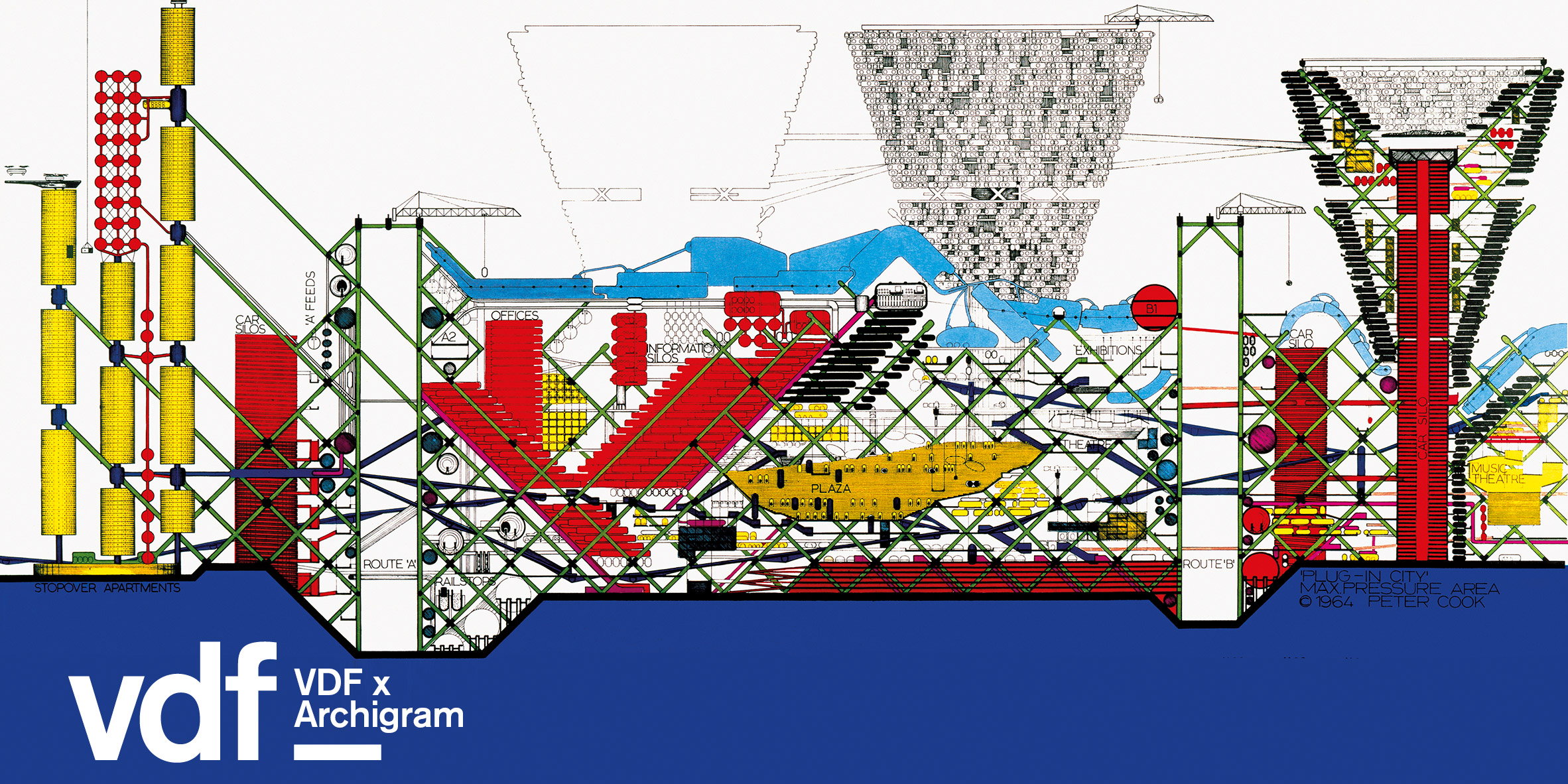 Archigram 的知名作品「Plug-In City」