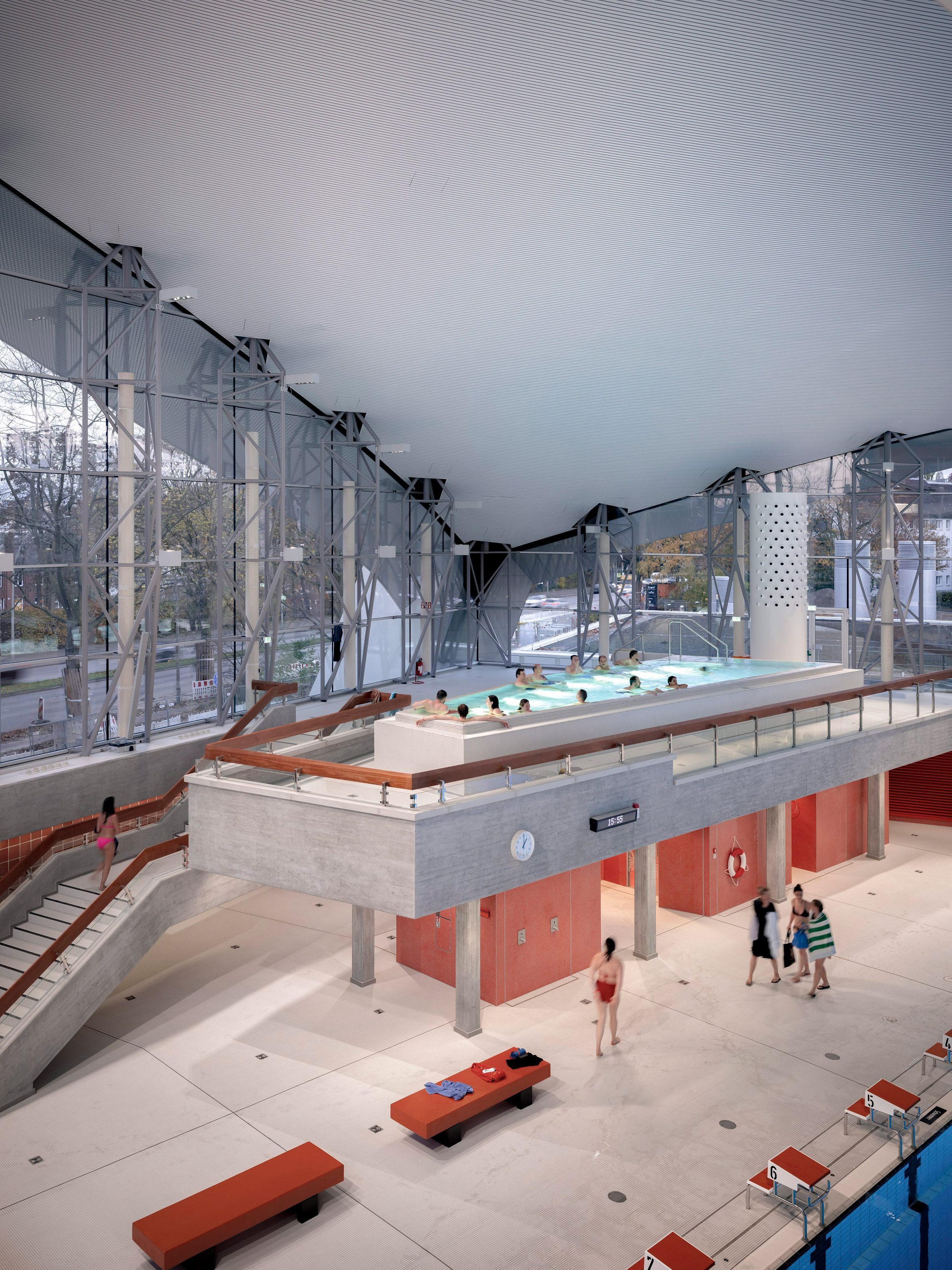 GMP Architekten  Alsterschwimmhalle 漢堡游泳池 運動中心