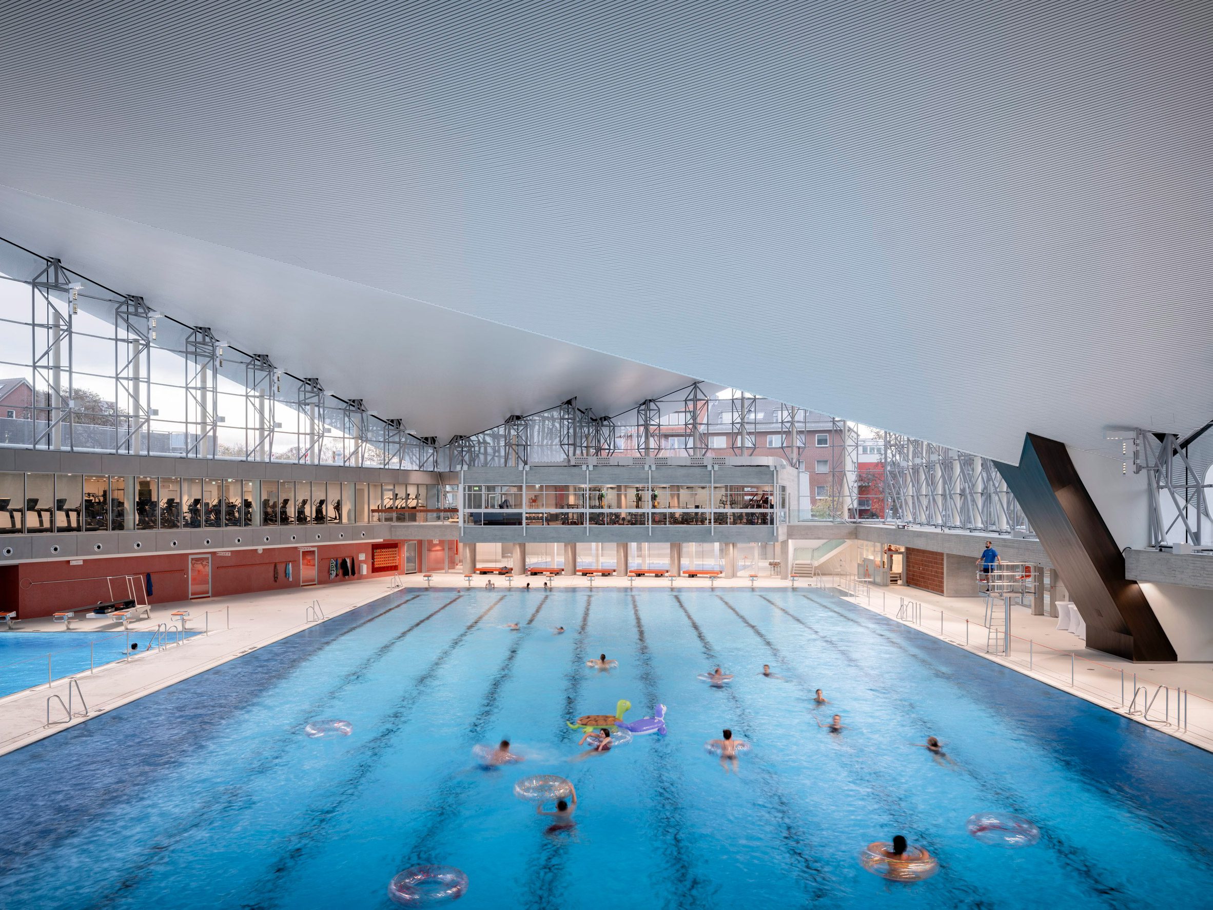 GMP Architekten  Alsterschwimmhalle 漢堡游泳池 運動中心