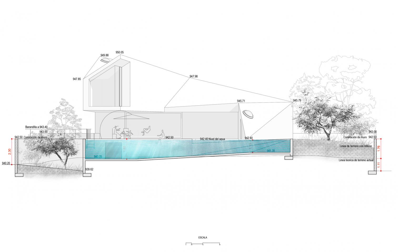 西班牙住宅 PISCINA CON CASA Serrano + Baquero
