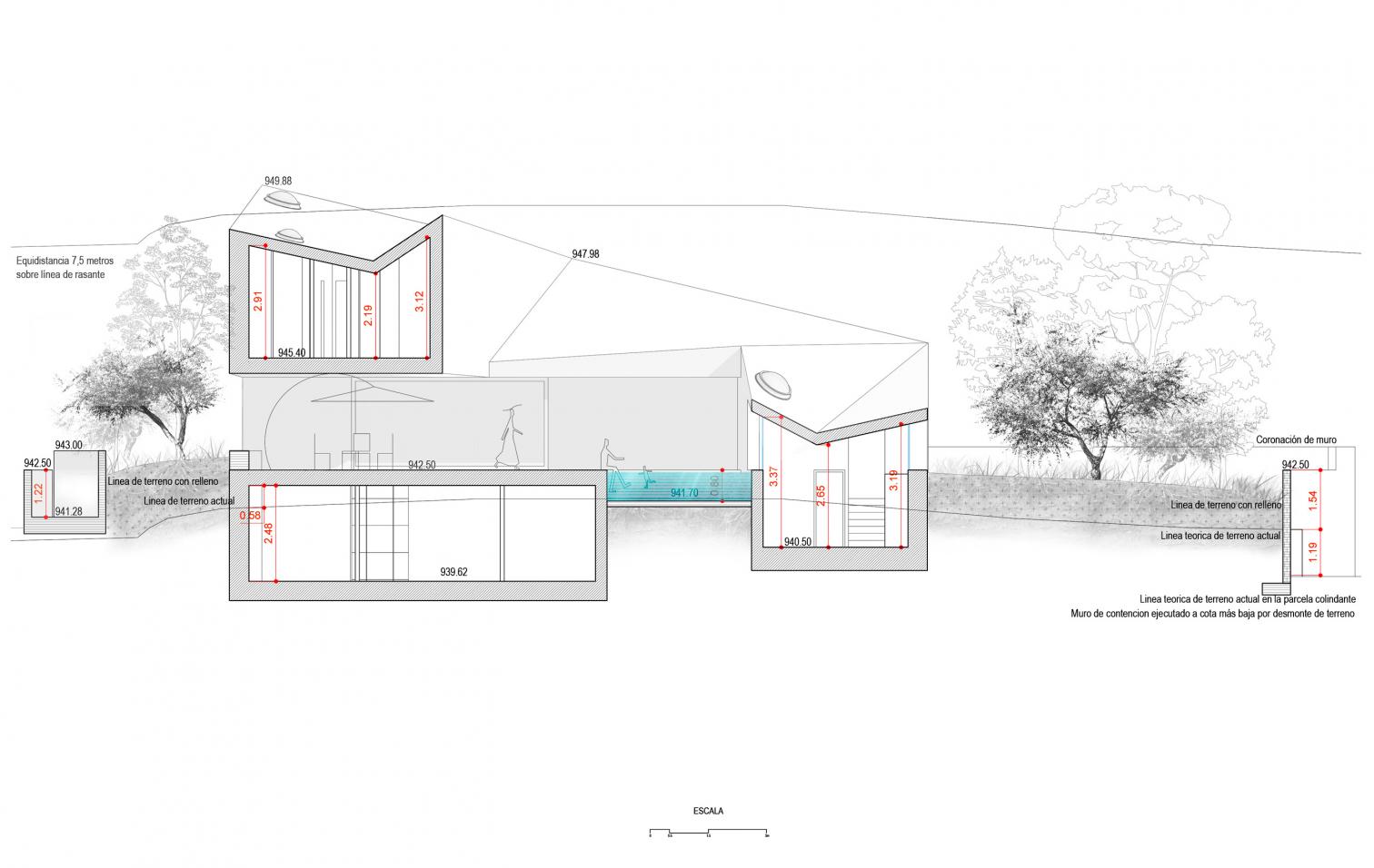 西班牙住宅 PISCINA CON CASA Serrano + Baquero