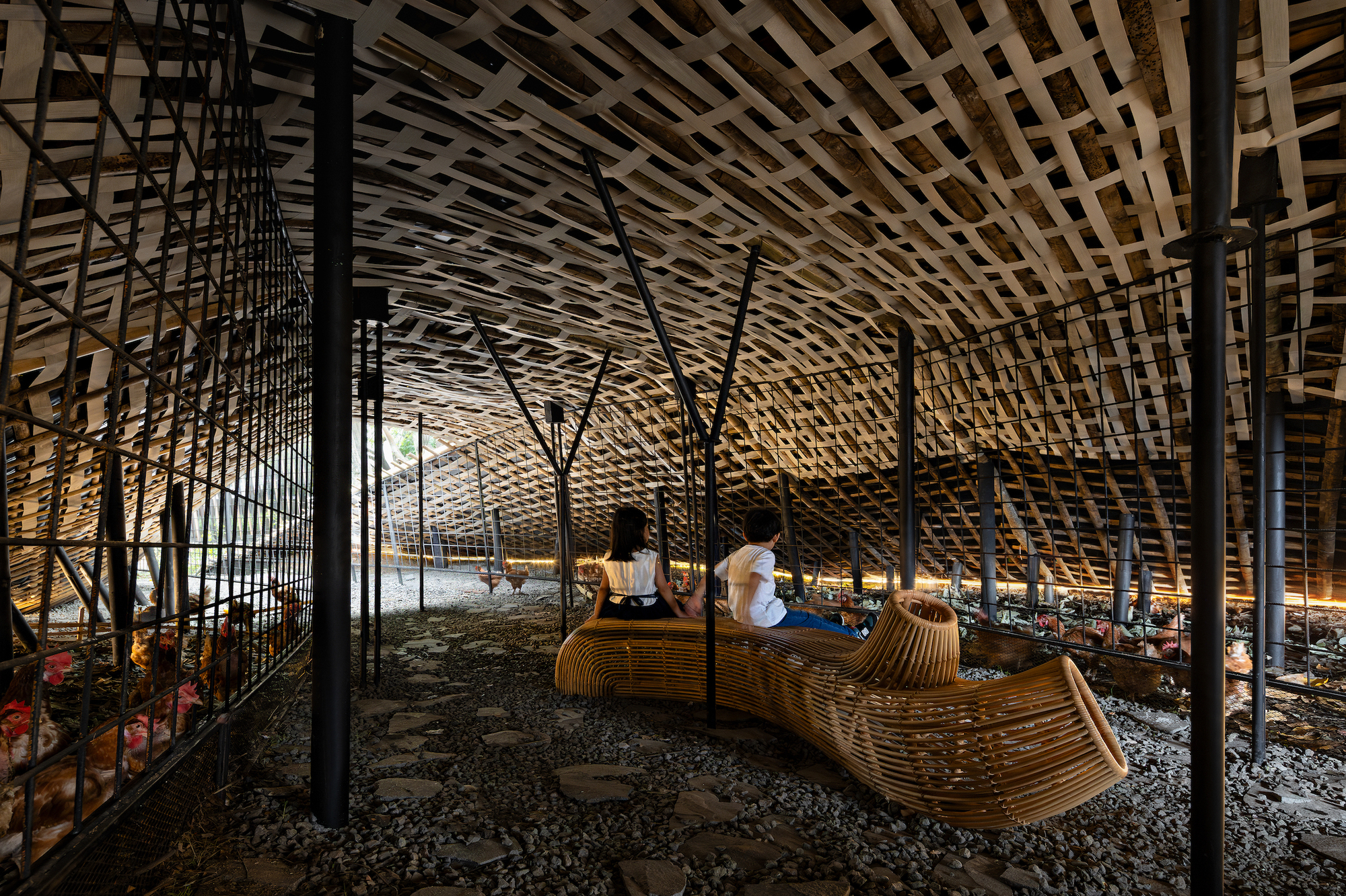 印尼地景雞舍 Chicken Hero Pavilion RAD+ar (Research Artistic Design + architecture)