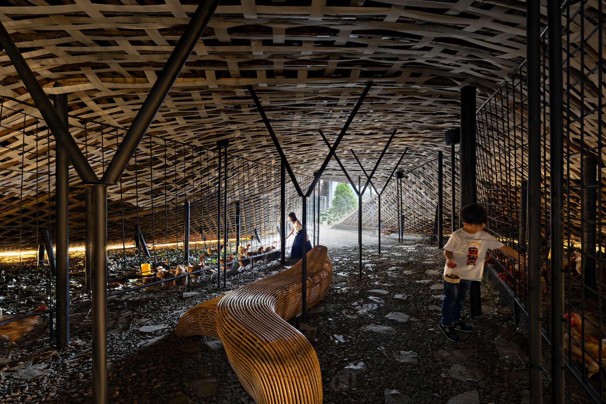 印尼地景雞舍 Chicken Hero Pavilion RAD+ar (Research Artistic Design + architecture)
