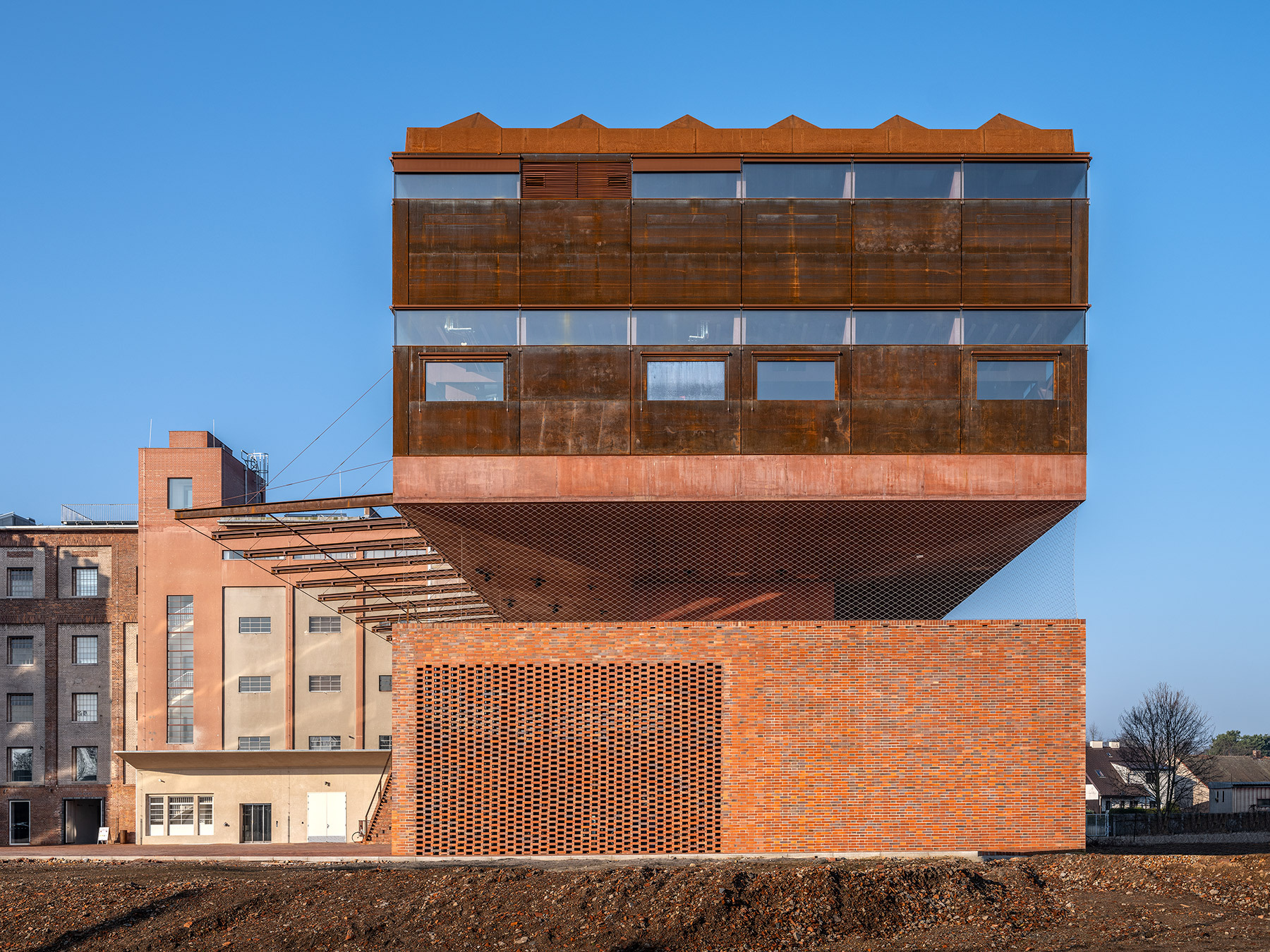 捷克建築 GAMPA and Sféra with Public Spaces of Automatic Mills Winternitzovy automatické Mlýny