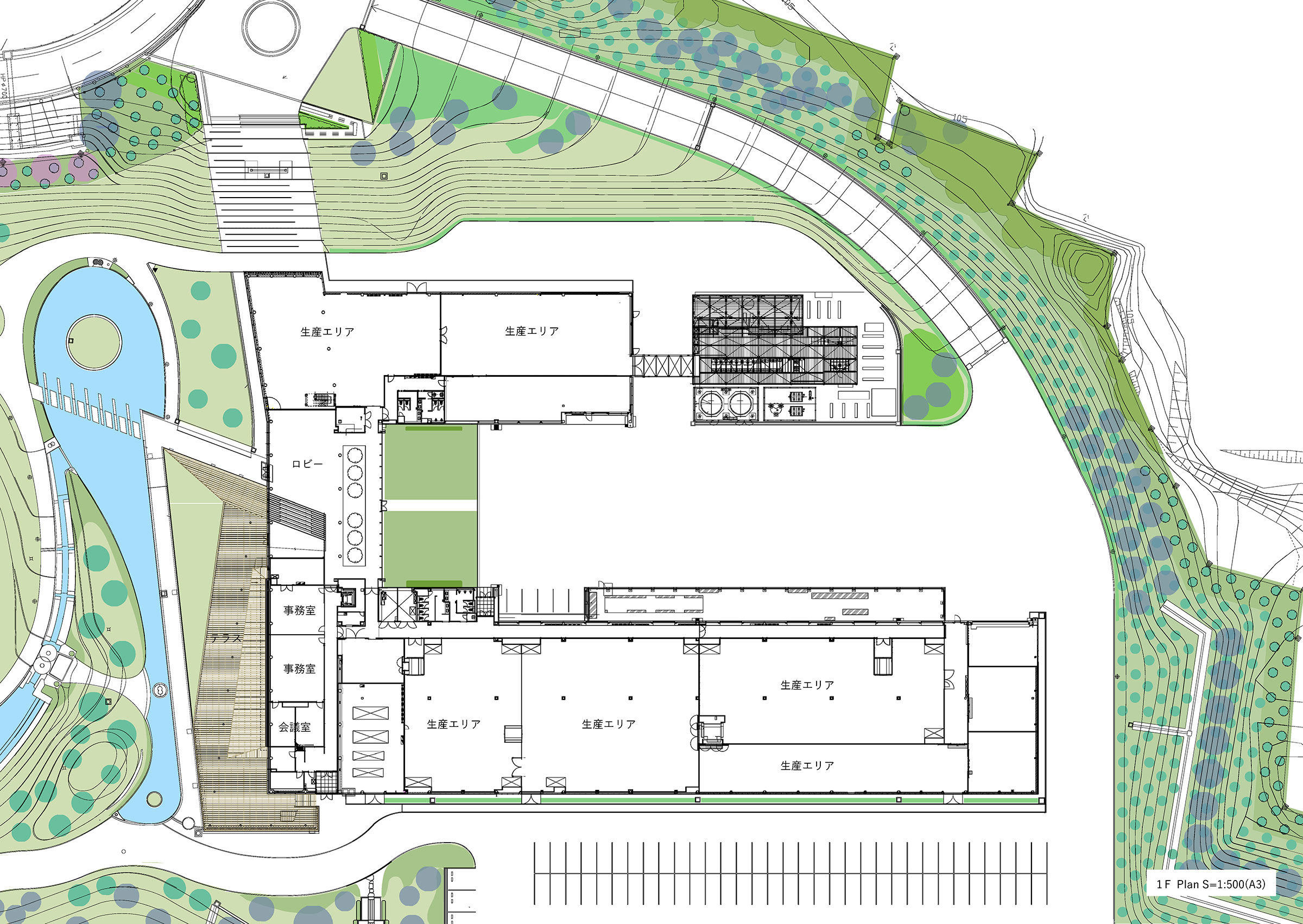 MARUWA瀬戸工場  愛知県瀬戸市幡中町 Gensler 竹中工務店
