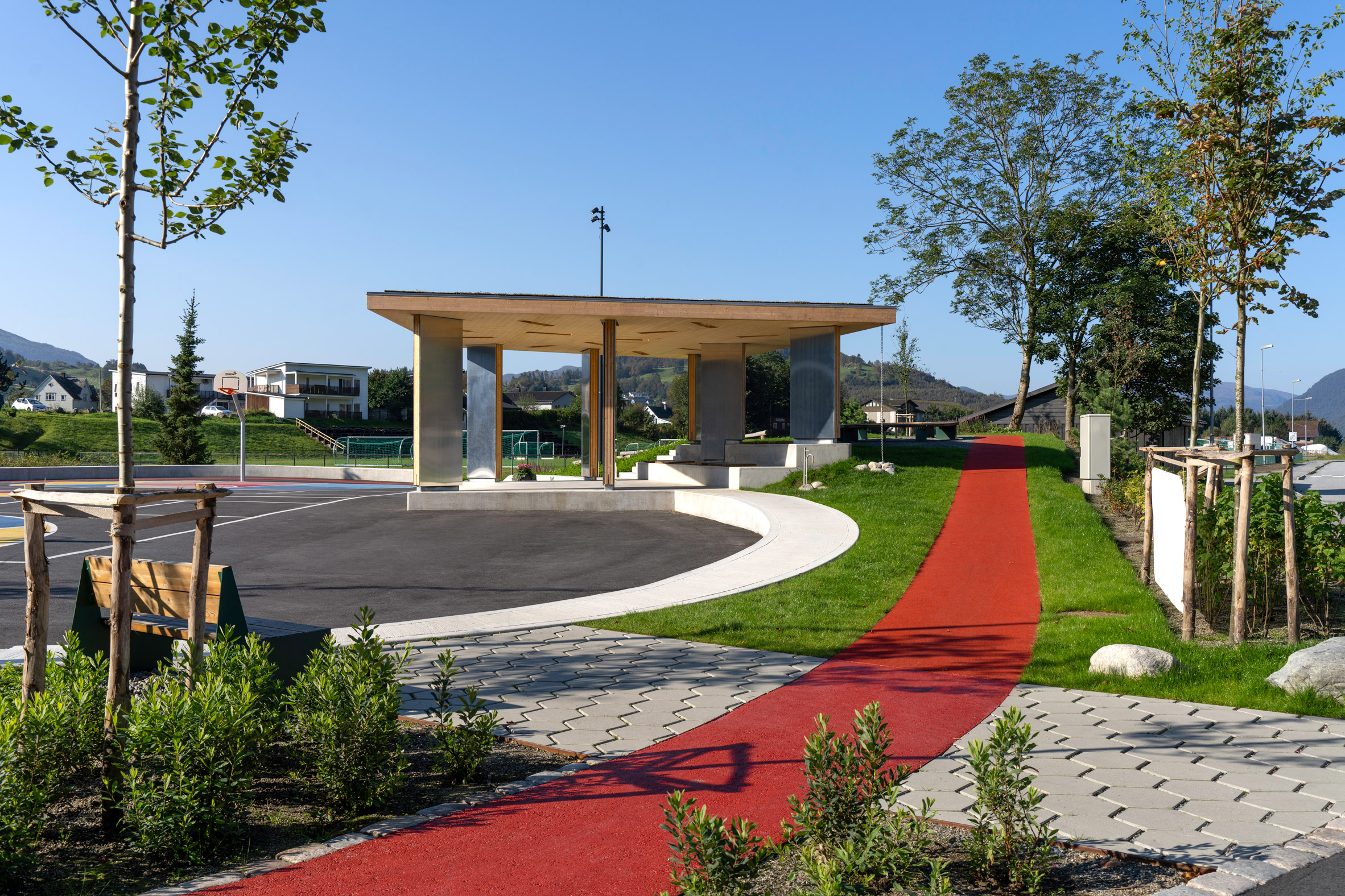 挪威 Norway Etne 社區公園