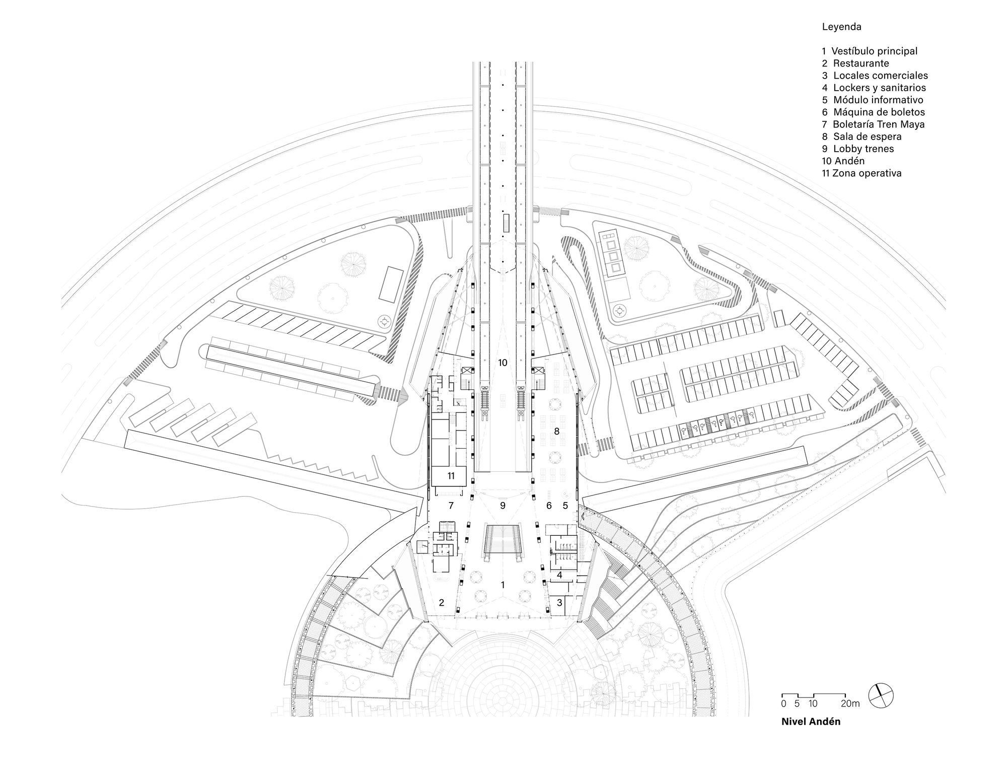 Palenque Station - Maya Train 墨西哥車站 Estación de Palenque DAFdf arquitectura Y urbanismo