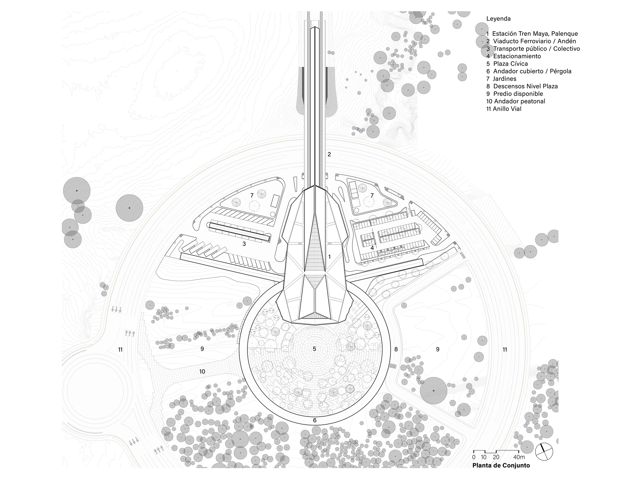 Palenque Station - Maya Train 墨西哥車站 Estación de Palenque DAFdf arquitectura Y urbanismo