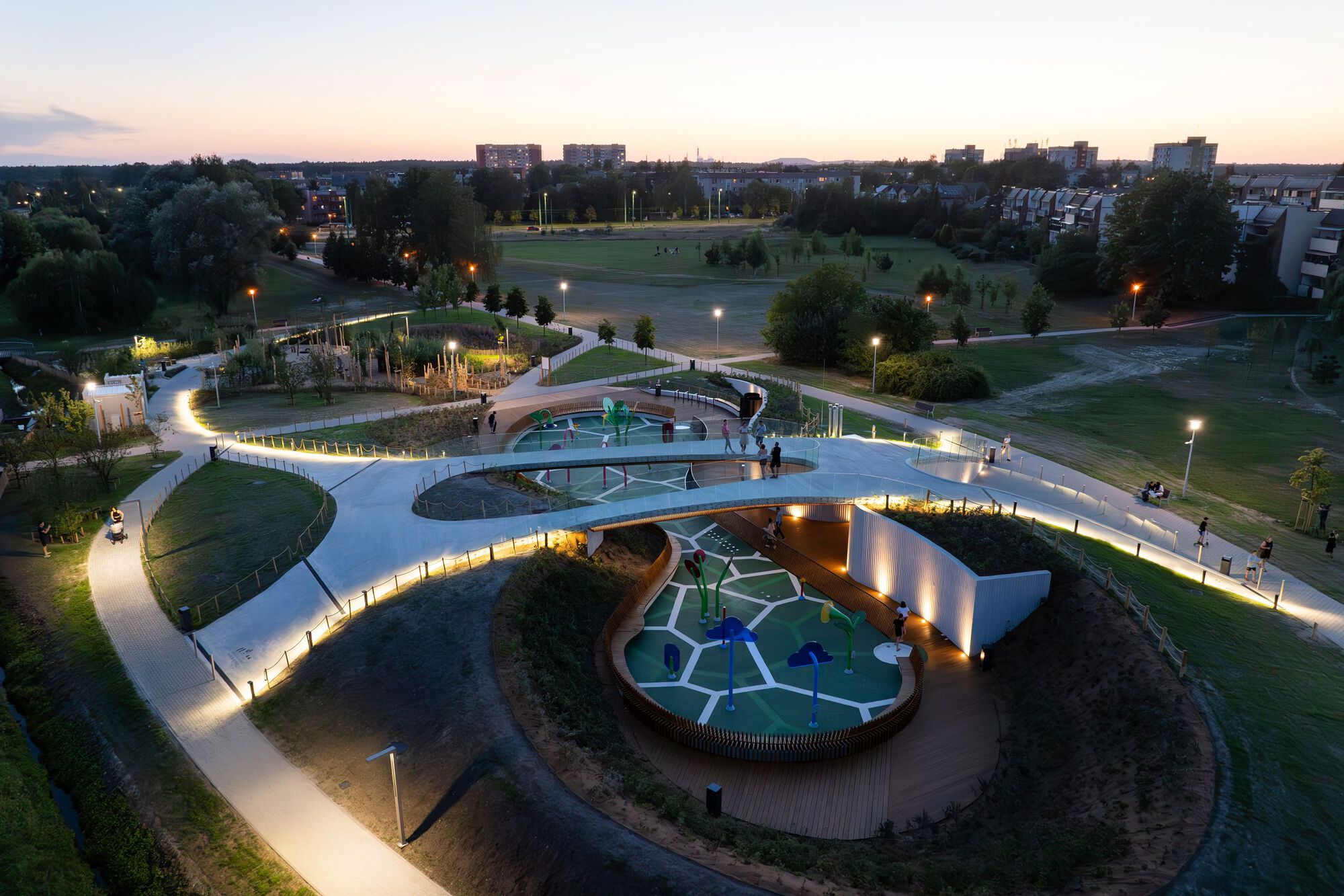 波蘭兒童遊樂場 公園 開放空間 Playgrounds Jaworek Park Tychy Robert Skitek