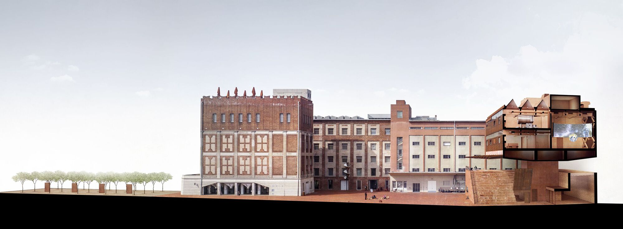 捷克建築 GAMPA and Sféra with Public Spaces of Automatic Mills Winternitzovy automatické Mlýny