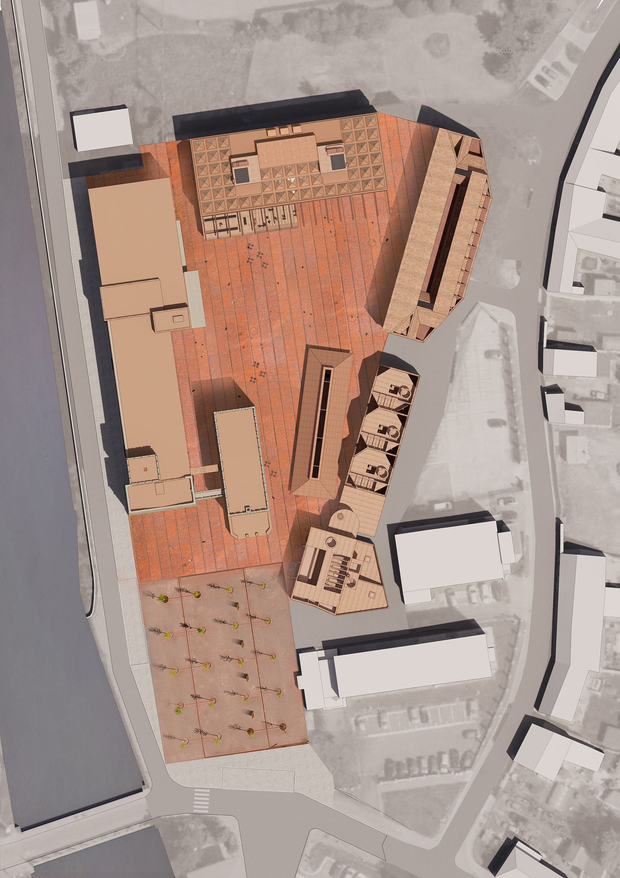 捷克建築 GAMPA and Sféra with Public Spaces of Automatic Mills Winternitzovy automatické Mlýny