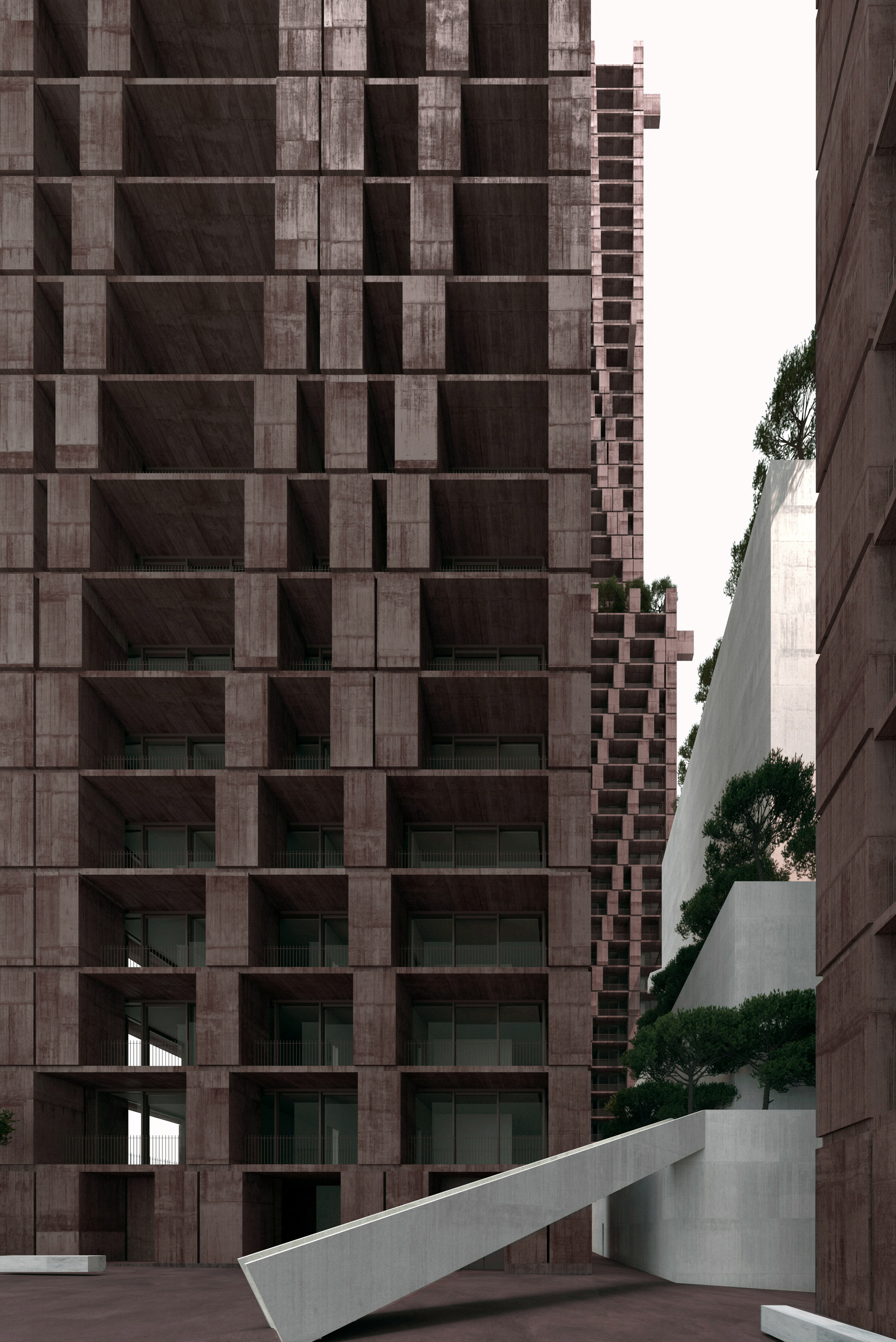 Valerio Olgiati  skyscrapers Tirana 阿爾巴尼亞 摩天大樓