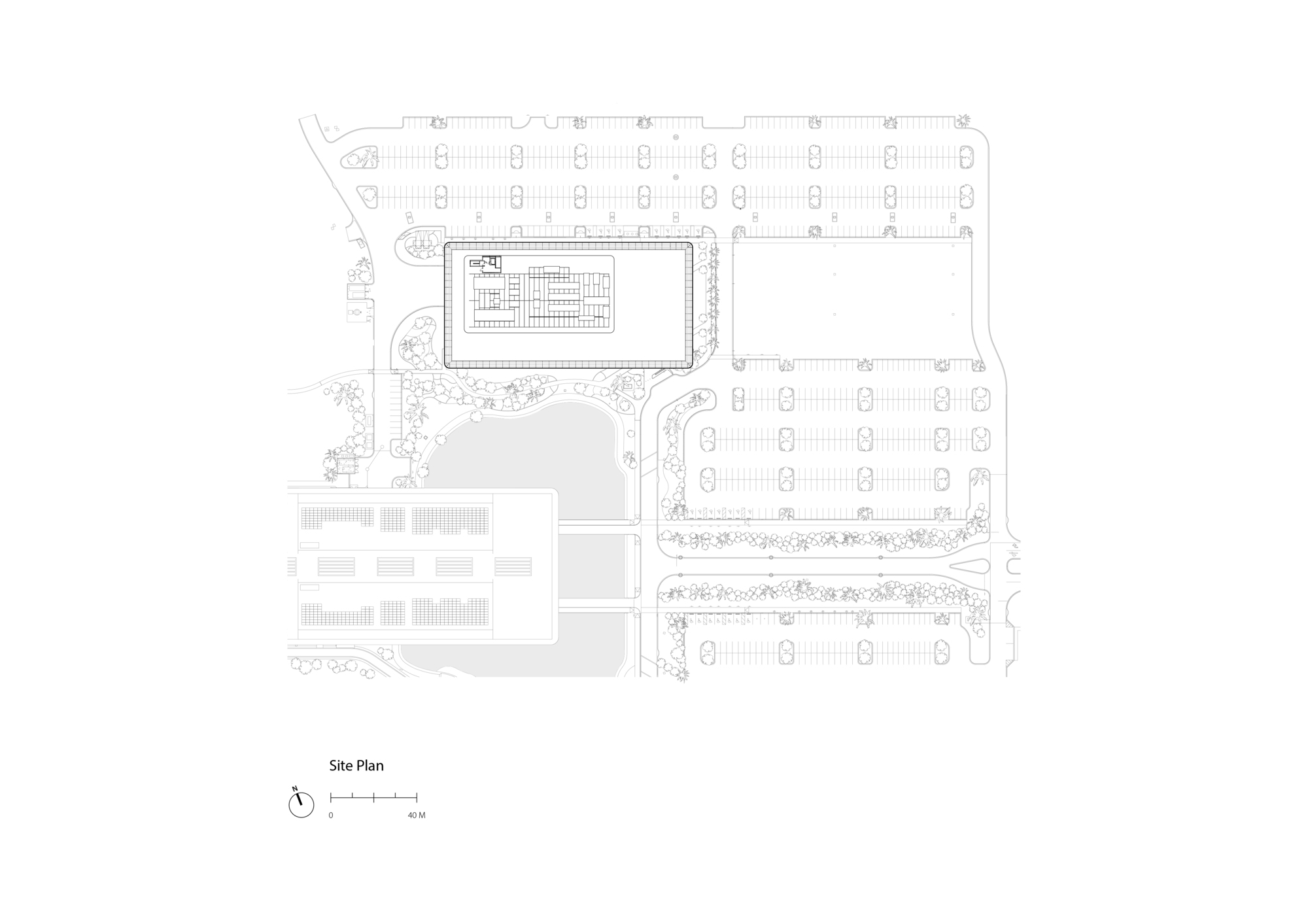 平面圖 Plan 美國佛羅里達州 高爾夫球 PGA TOUR Studios,Foster + Partners