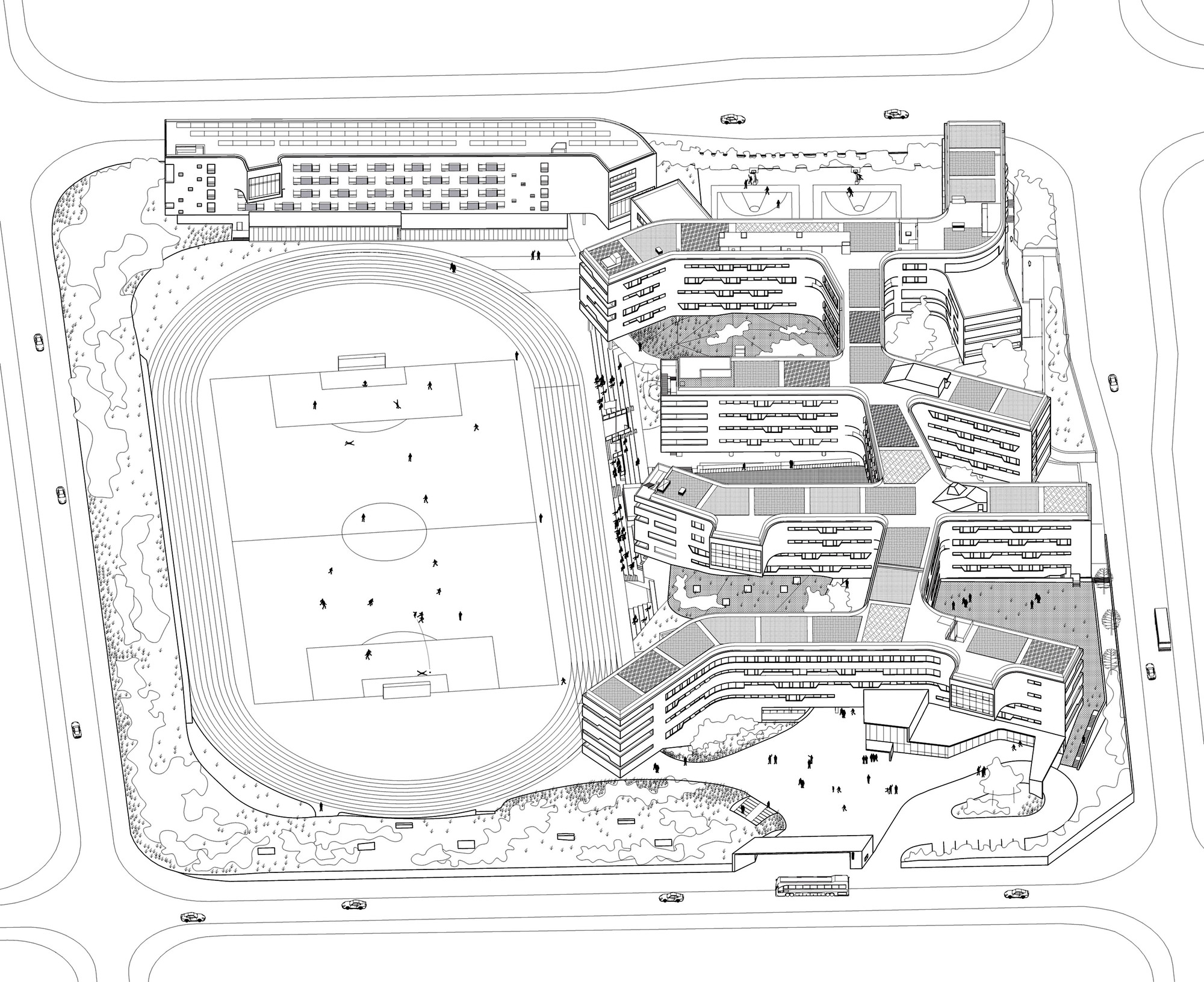 OPEN Architecture 建築事務所 北京四中房山校區 李虎、黃文菁