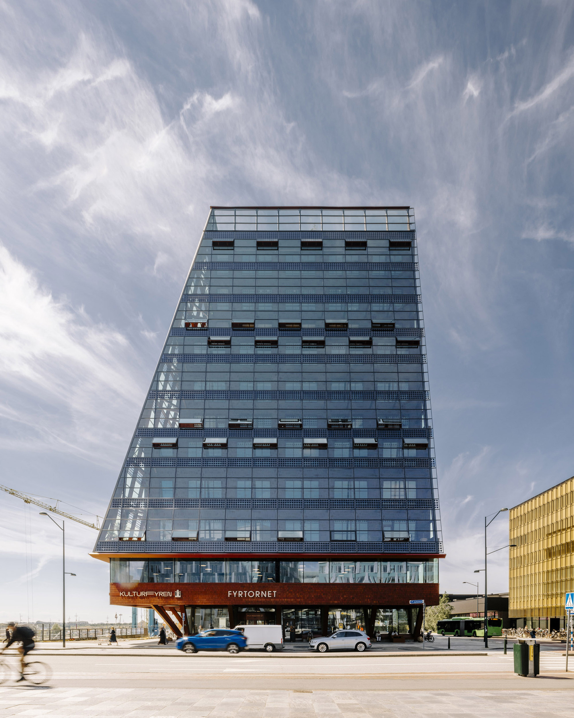 瑞典Malmö 馬爾摩 Fyrtornet 高層 辦公大樓 木構 Wingårdhs