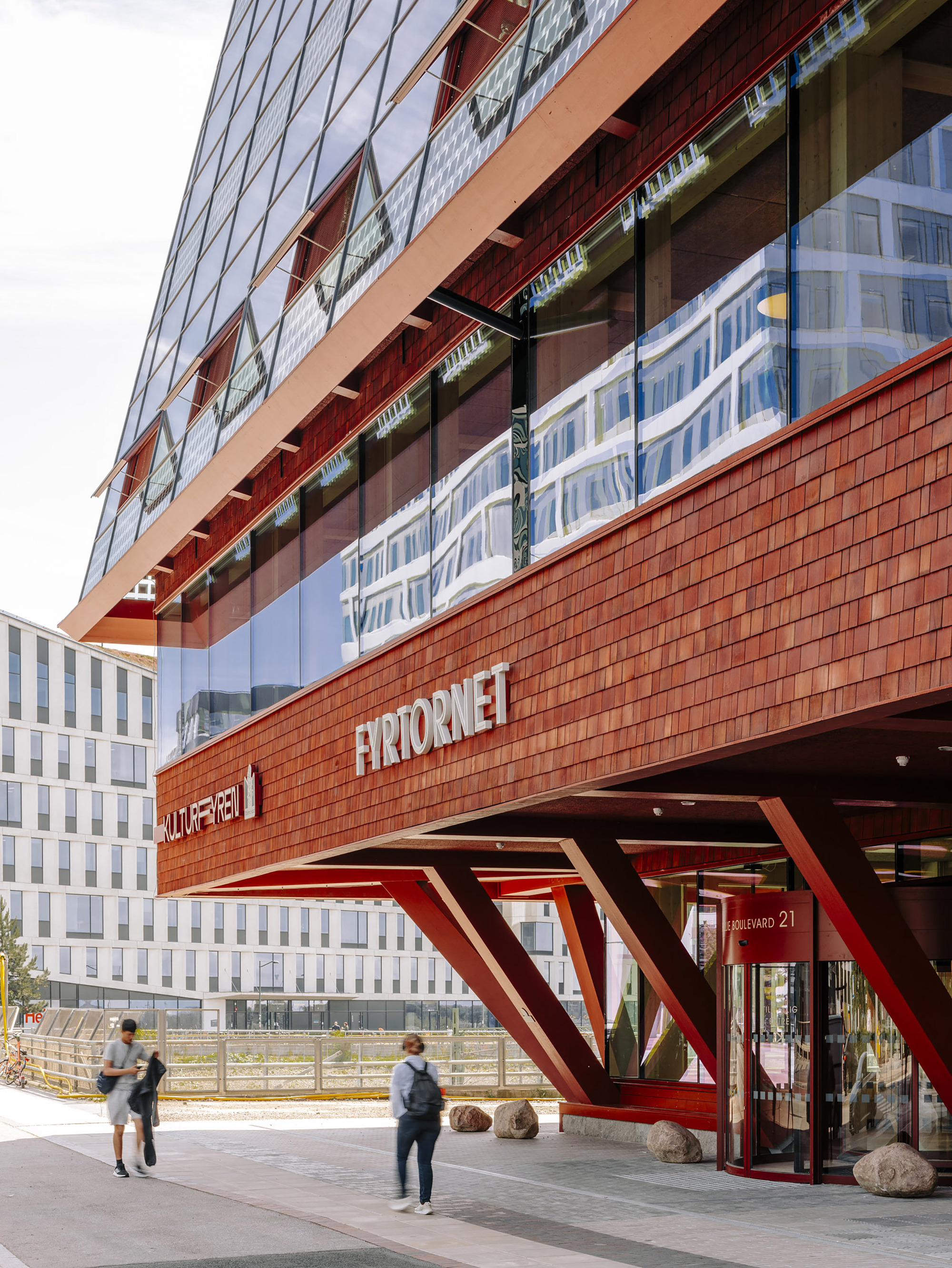 瑞典Malmö 馬爾摩 Fyrtornet 高層 辦公大樓 木構 Wingårdhs
