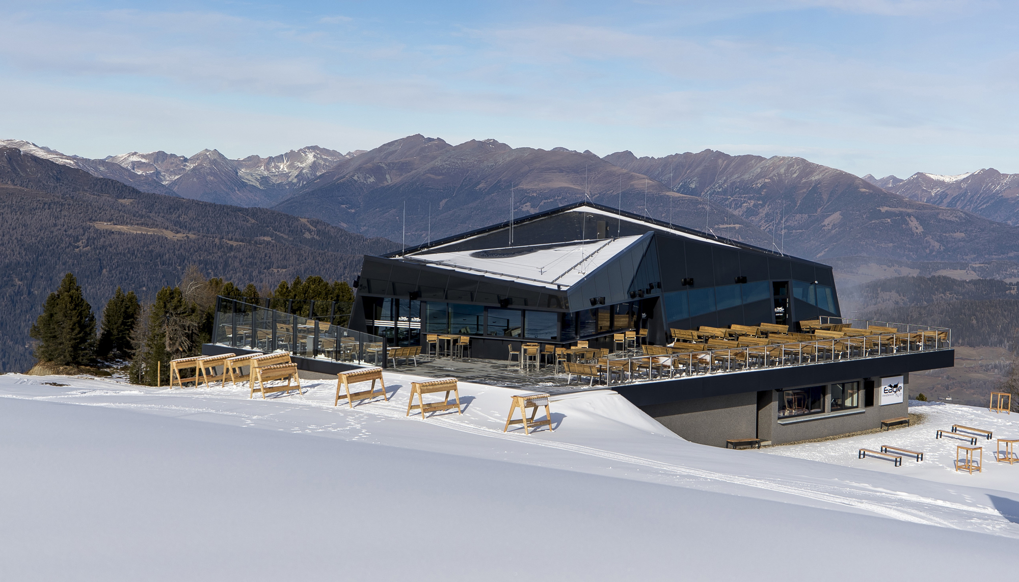 阿爾卑斯山餐廳 奧地利 Viereck Architects Eagle Mountain Top Restaurant